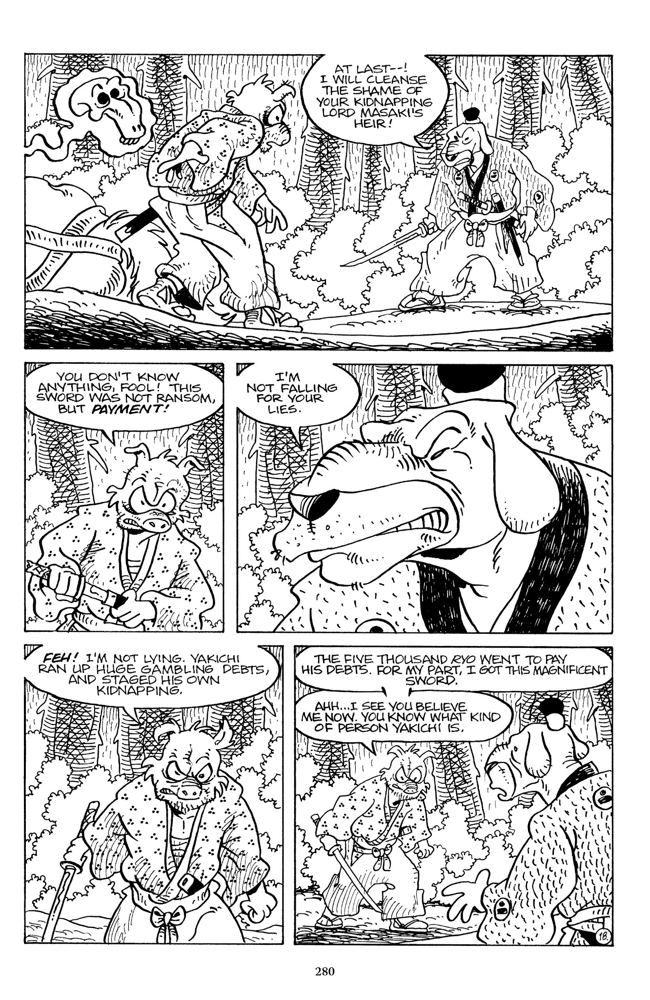 Read online The Usagi Yojimbo Saga comic -  Issue # TPB 7 - 275