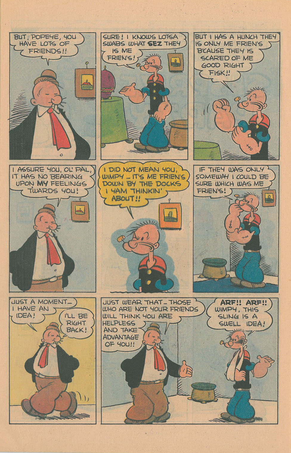 Read online Popeye (1948) comic -  Issue #171 - 28