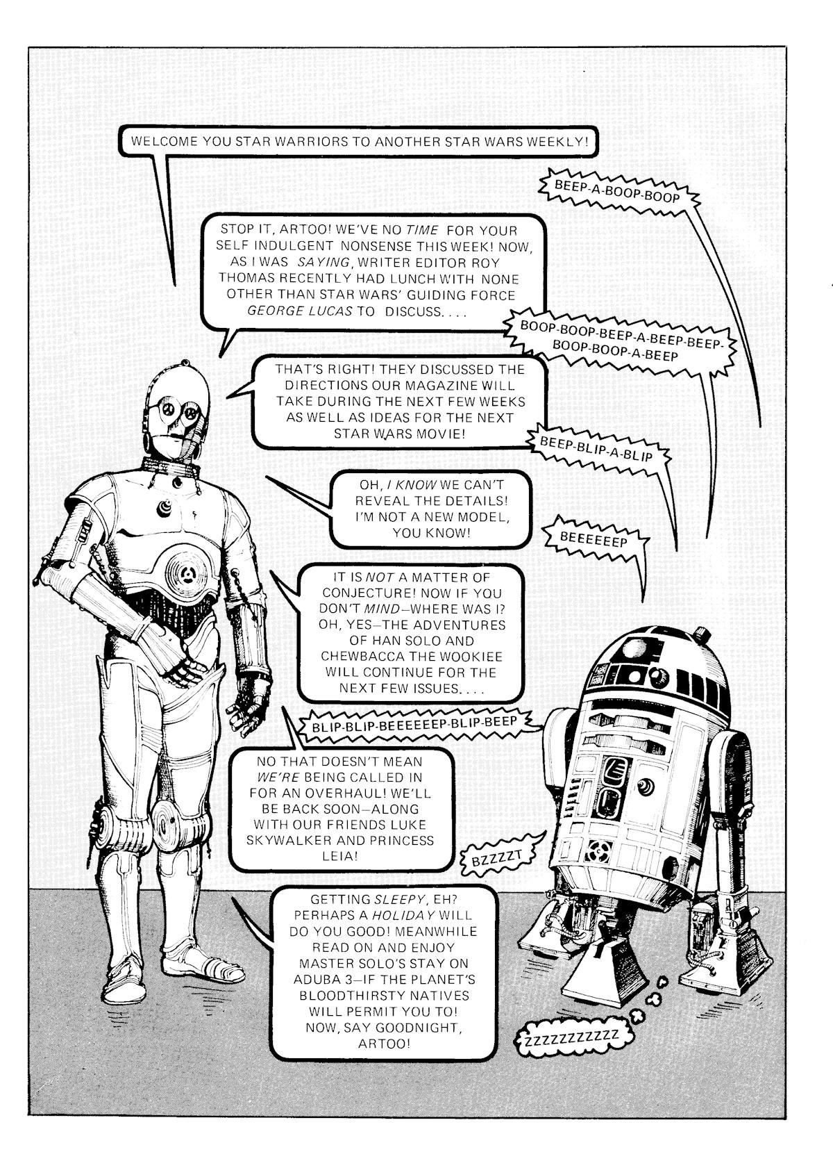 Read online Star Wars Weekly comic -  Issue #14 - 2