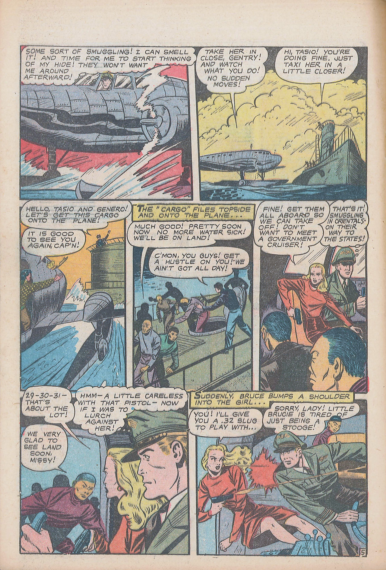 Read online Bruce Gentry comic -  Issue #4 - 32