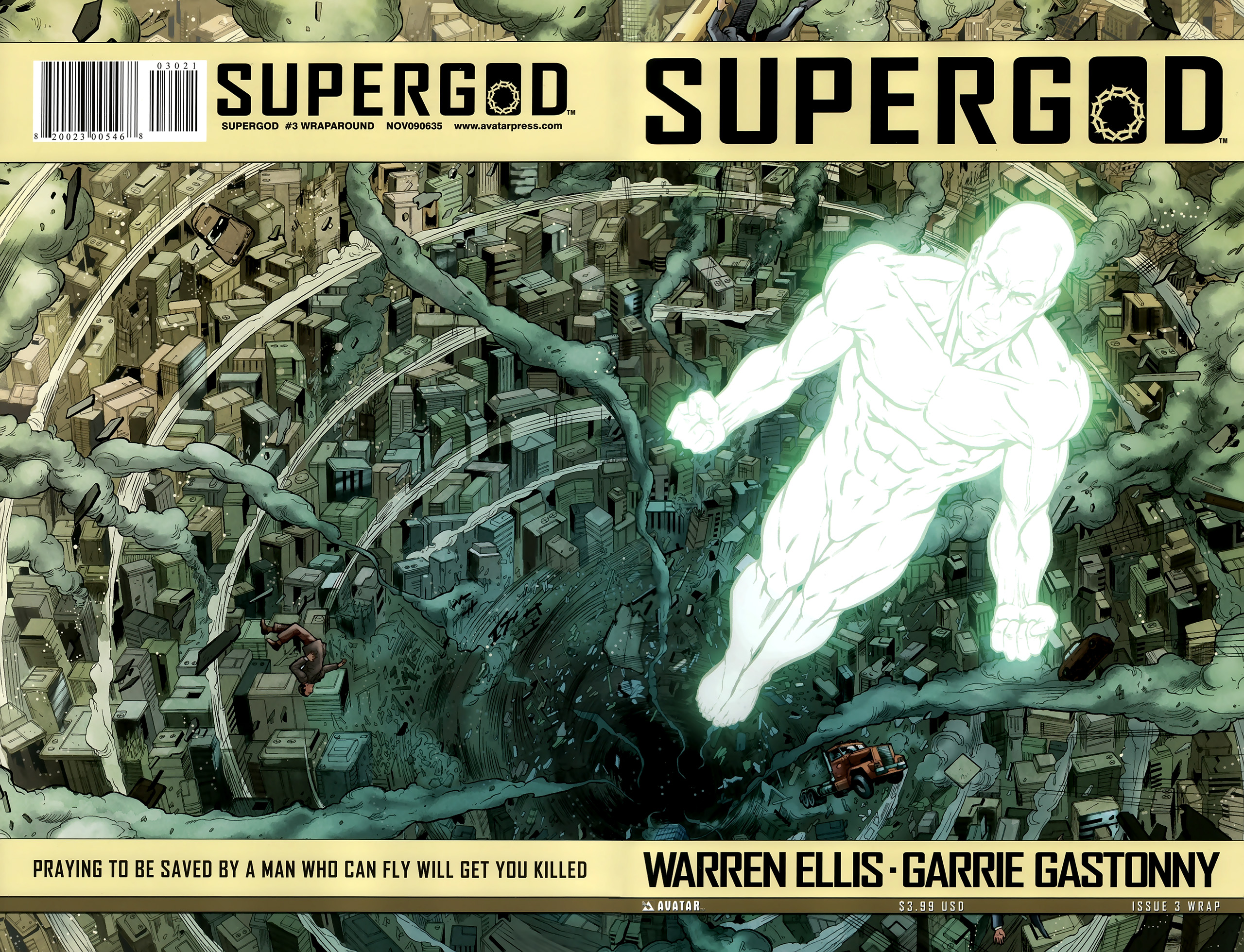 Read online Warren Ellis' Supergod comic -  Issue #3 - 1