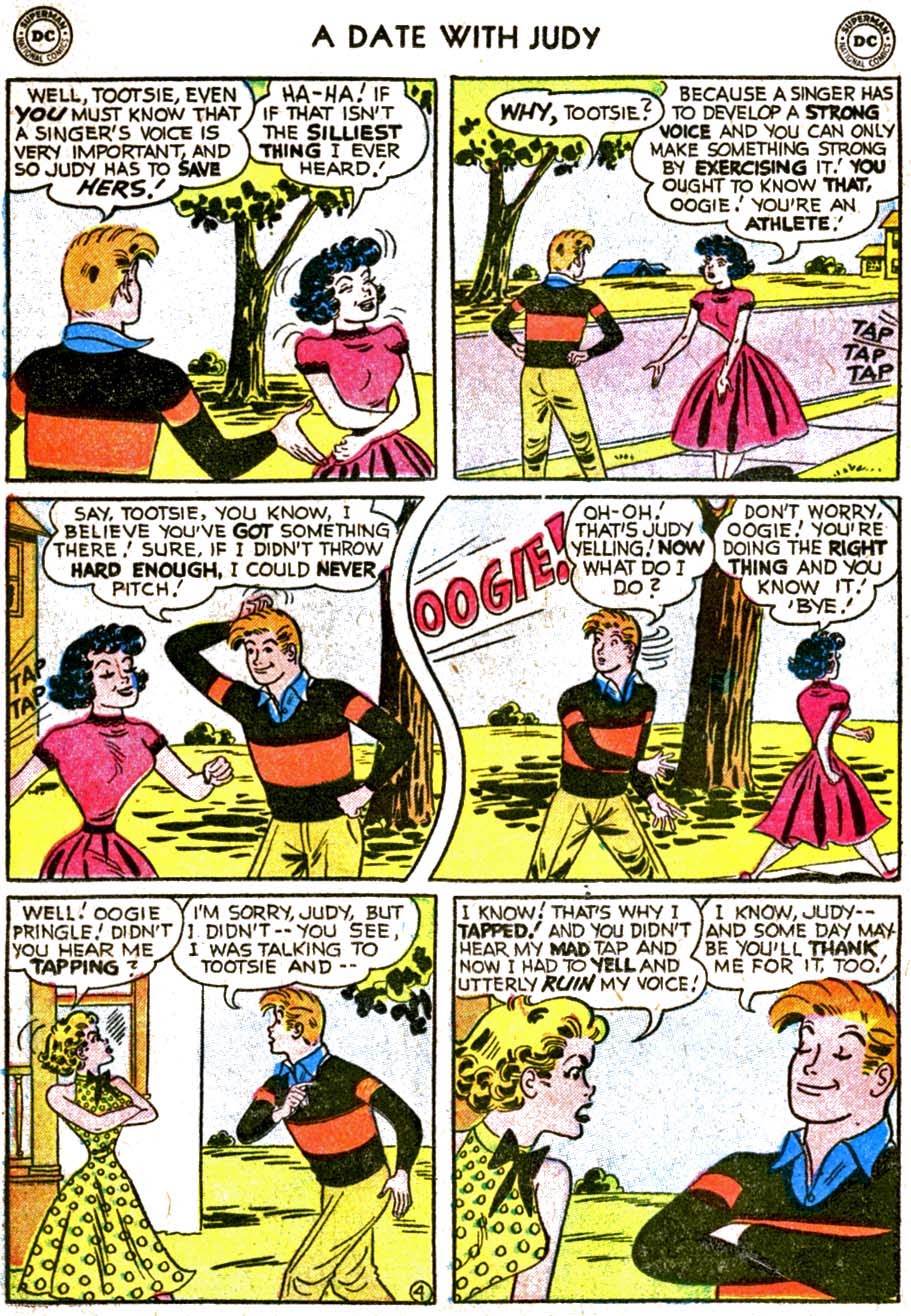 Read online A Date with Judy comic -  Issue #51 - 22