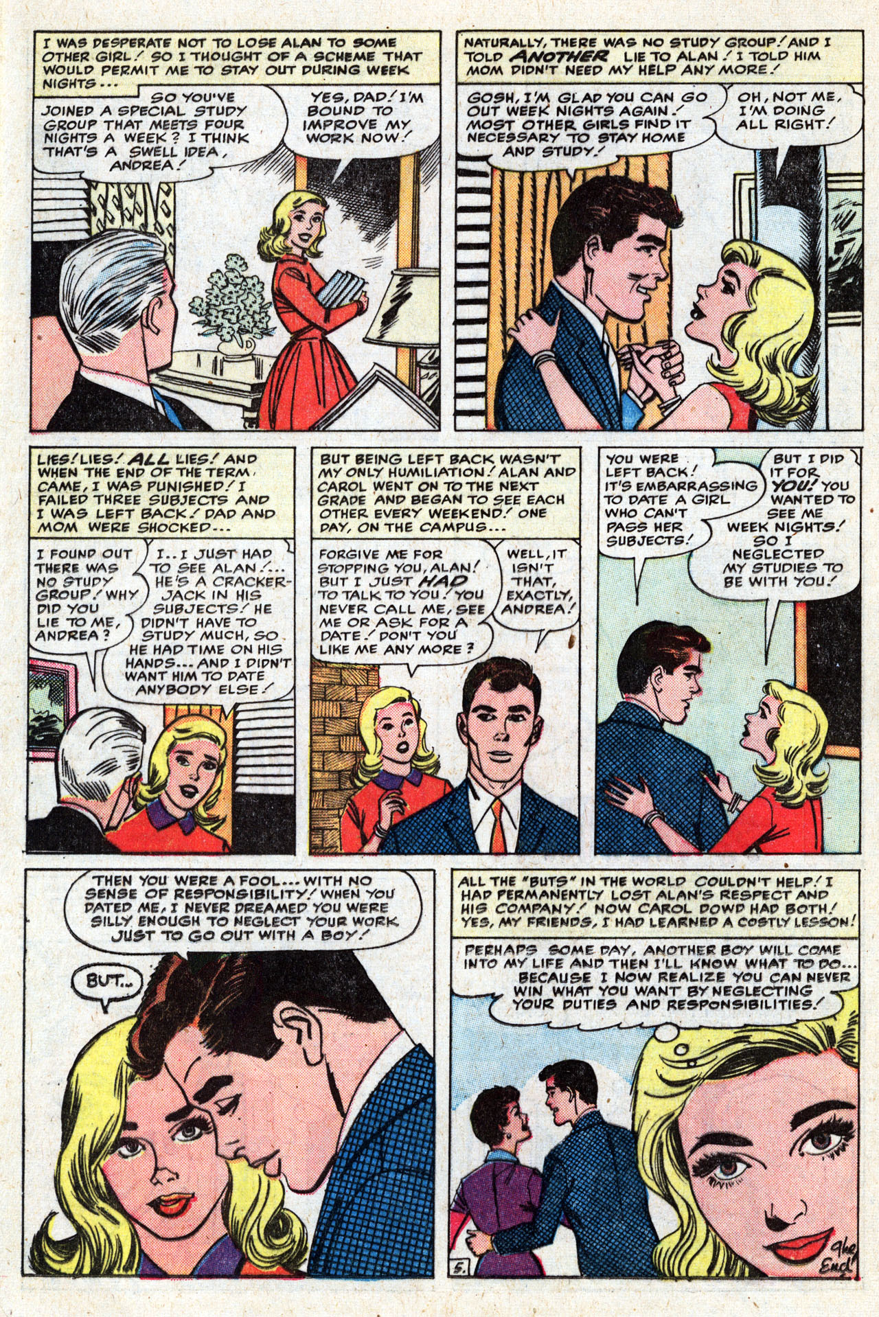 Read online Teen-Age Romance comic -  Issue #81 - 24