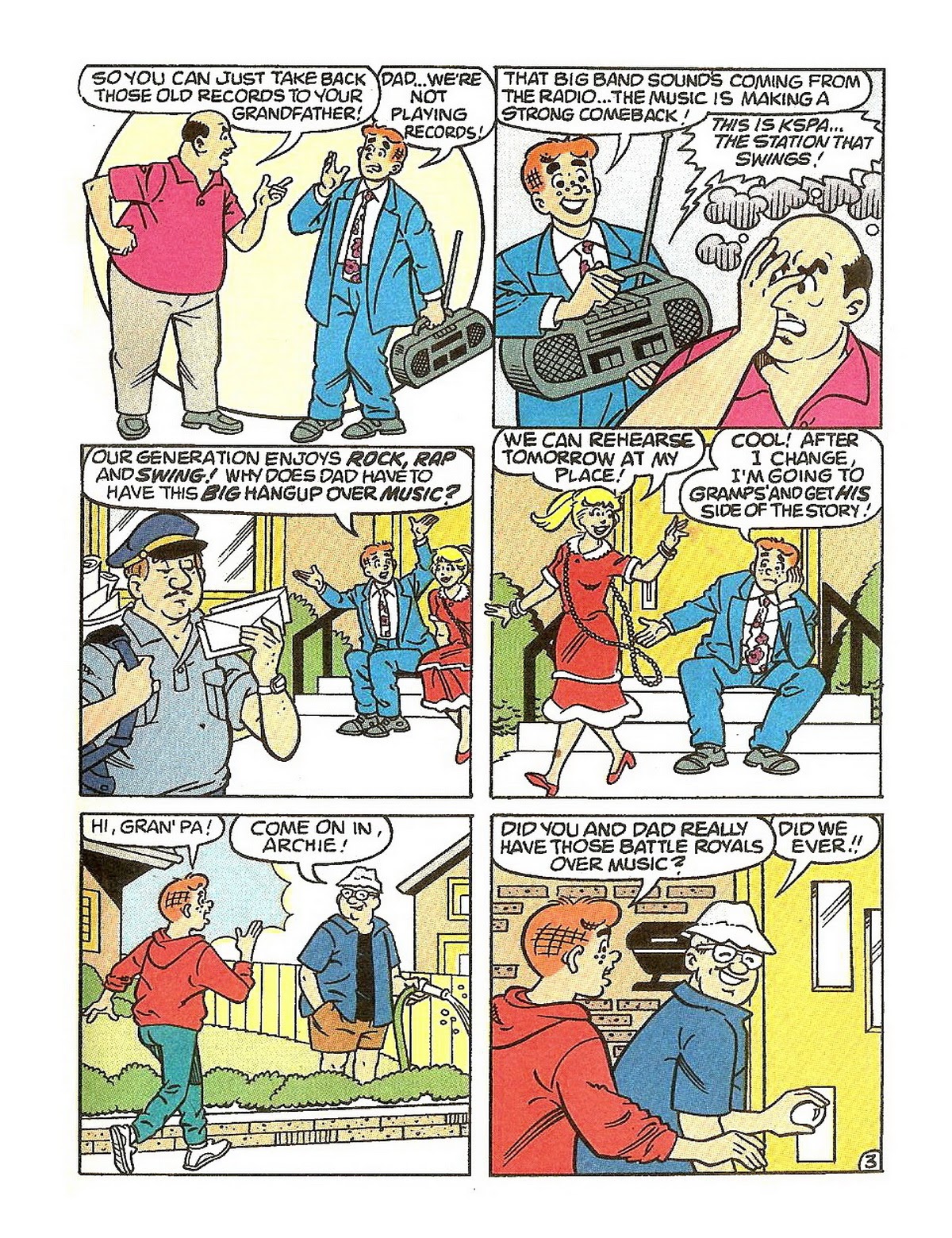Read online Archie's Double Digest Magazine comic -  Issue #109 - 190