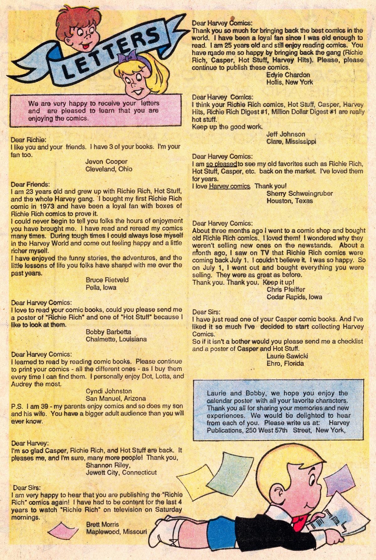 Read online Harvey Hits Comics comic -  Issue #3 - 17