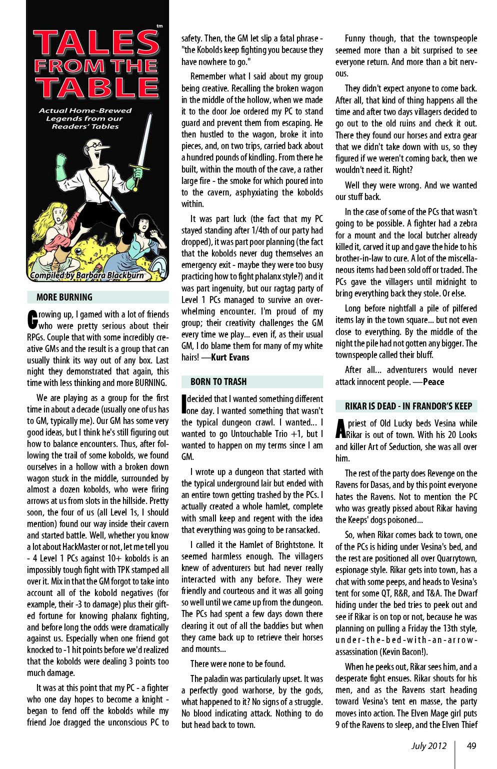 Read online Knights of the Dinner Table comic -  Issue #189 - 51