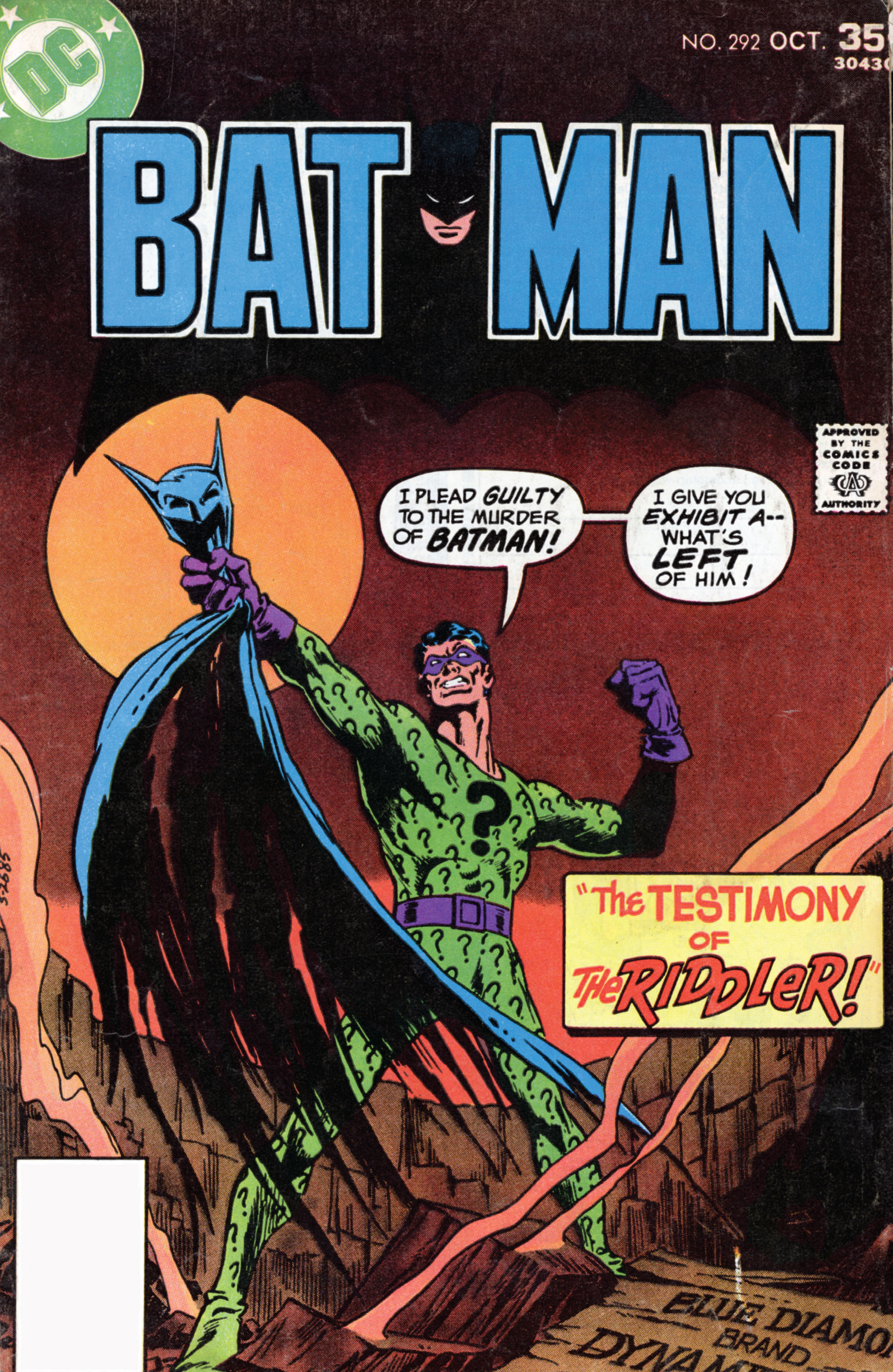 Read online Batman (1940) comic -  Issue #292 - 1