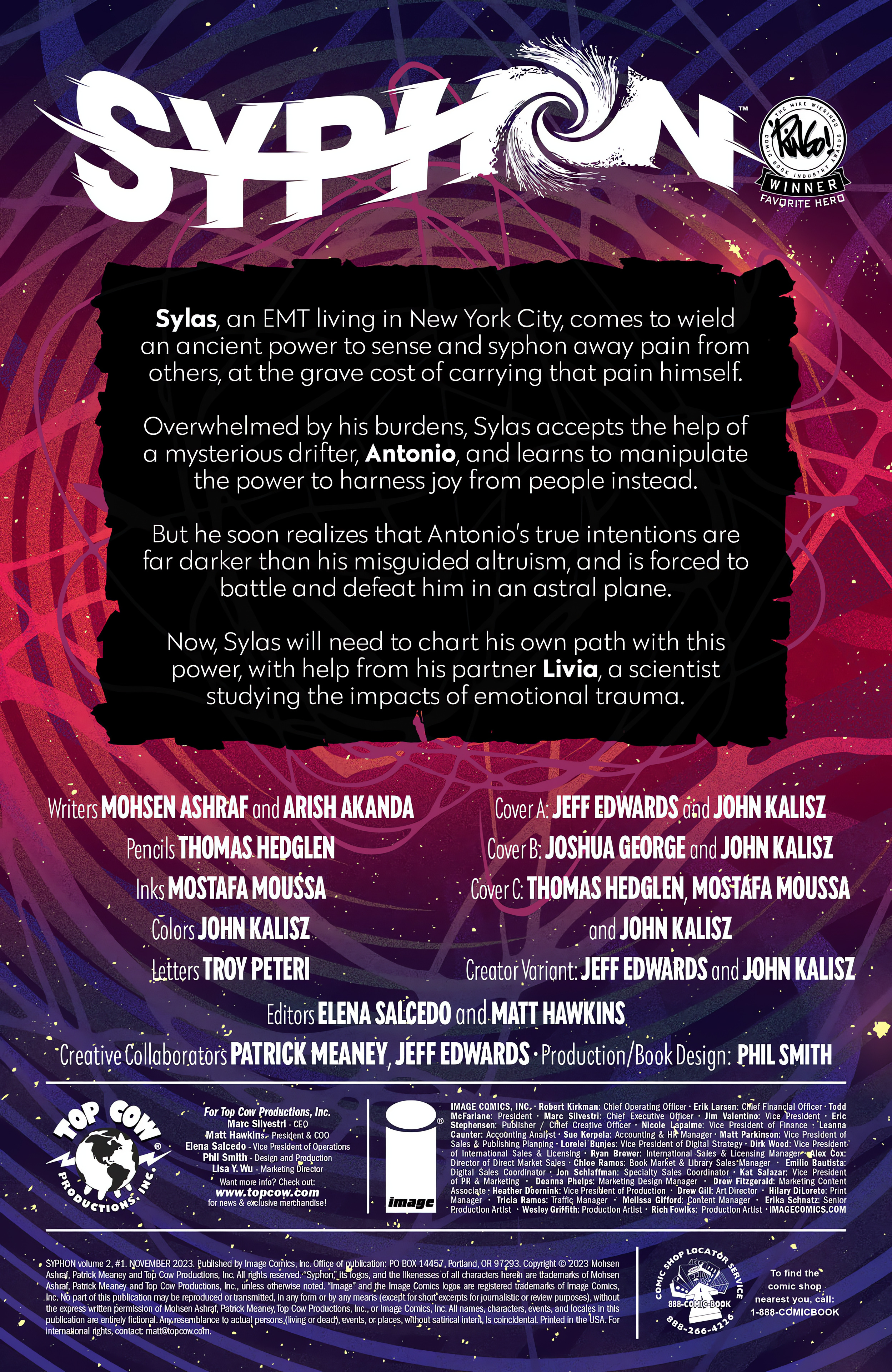 Read online Syphon (2023) comic -  Issue #1 - 2
