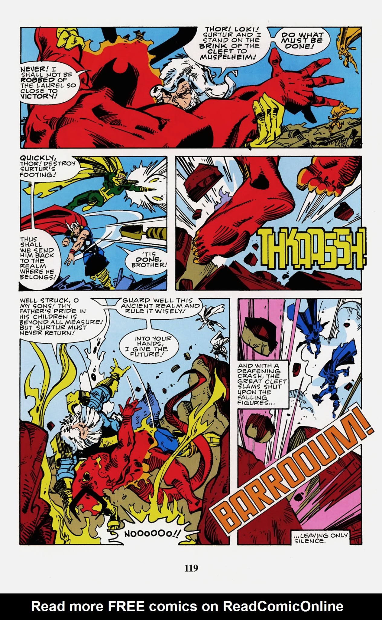 Read online Thor Visionaries: Walter Simonson comic -  Issue # TPB 2 - 121