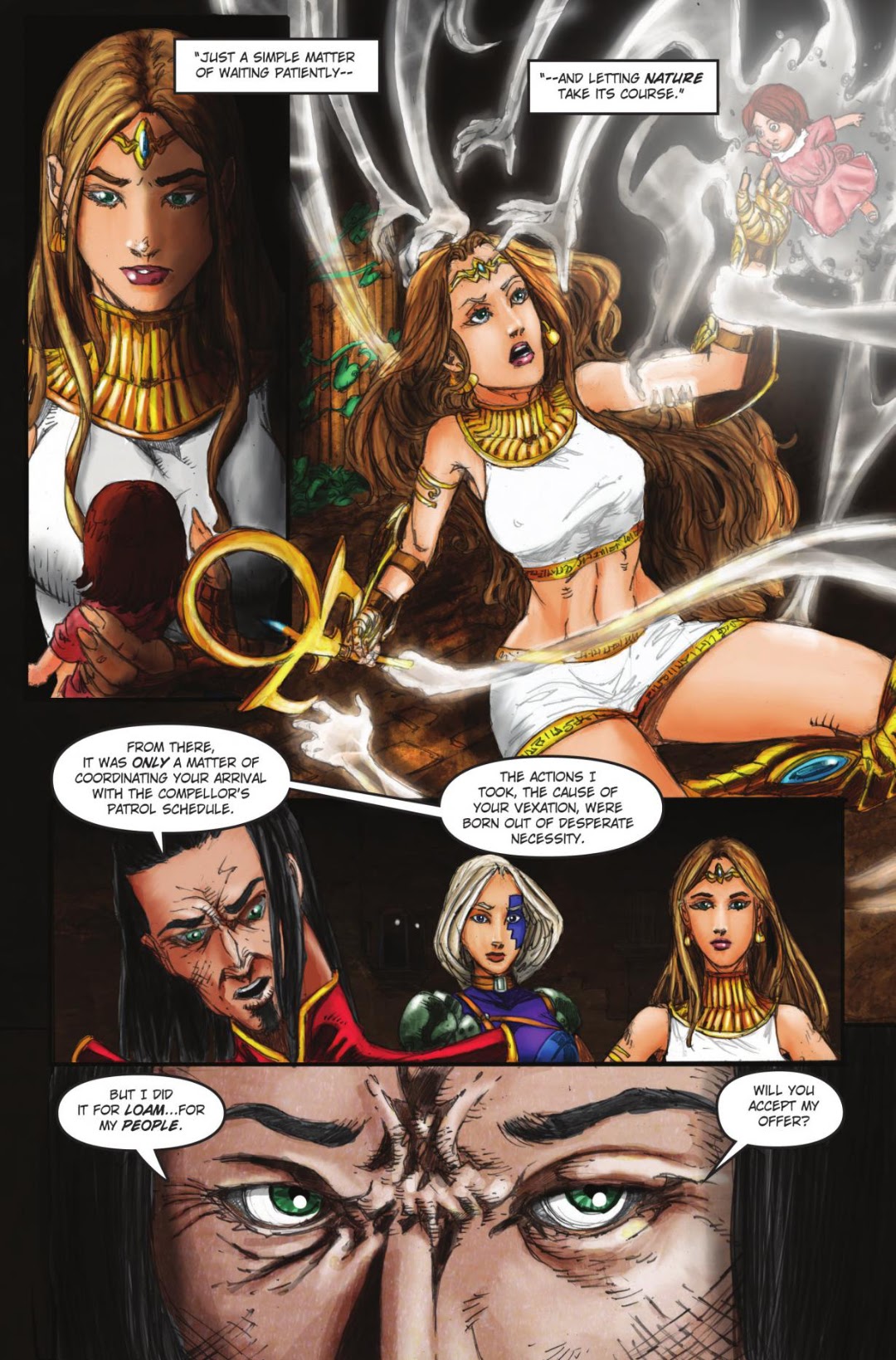 Read online 10th Muse vs. Legend of Isis comic -  Issue #2 - 10