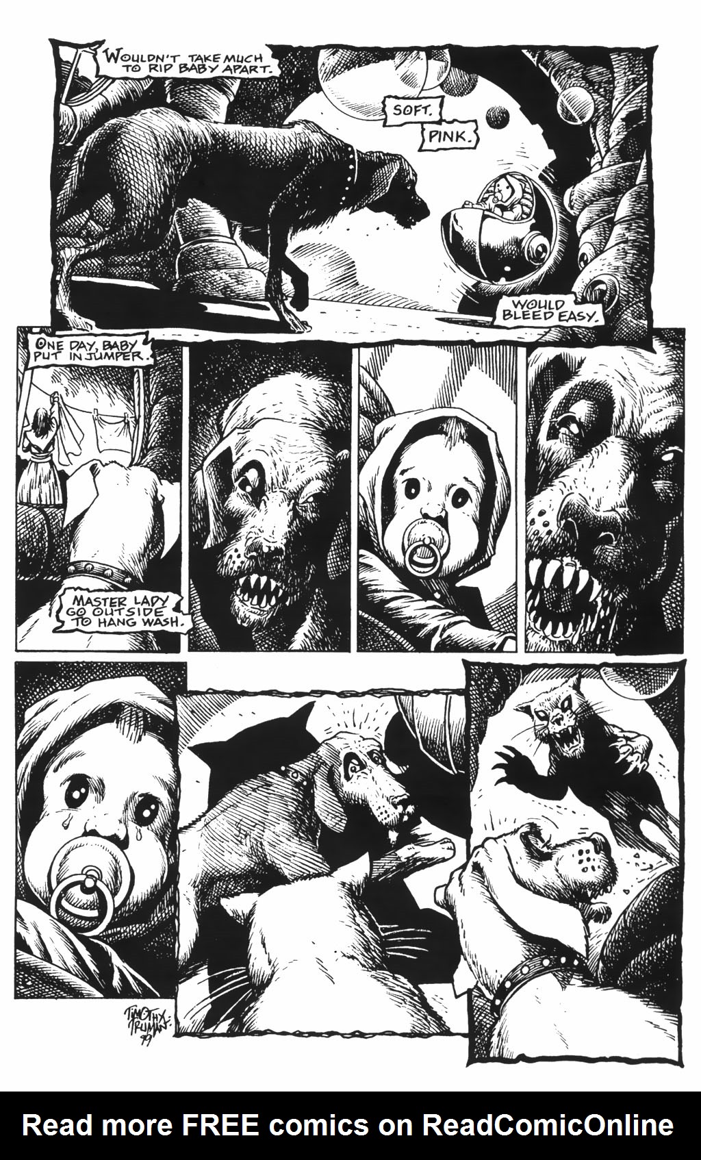 Read online Joe R. Lansdale's By Bizarre Hands comic -  Issue #6 - 23