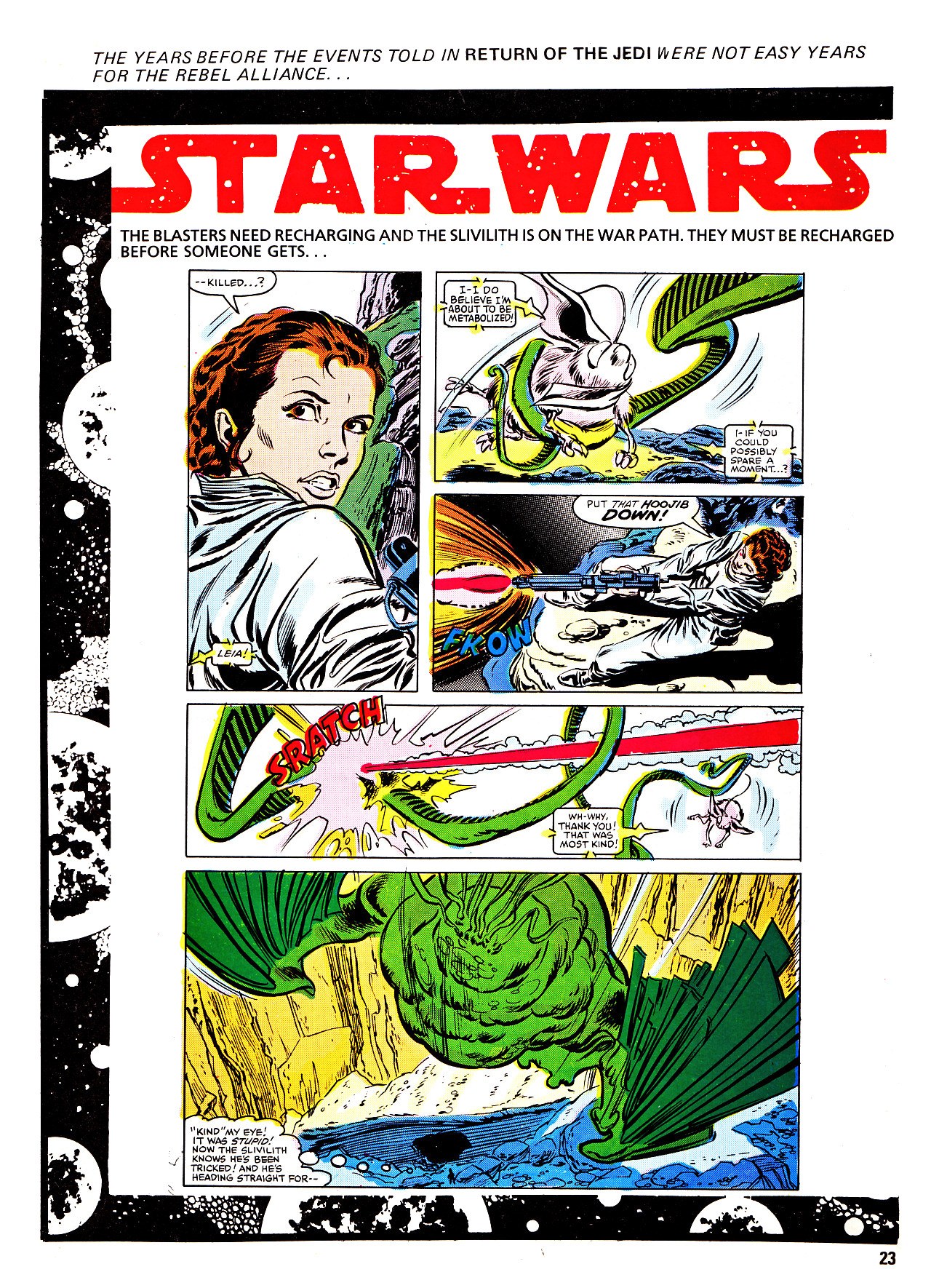 Read online Return of the Jedi comic -  Issue #95 - 23