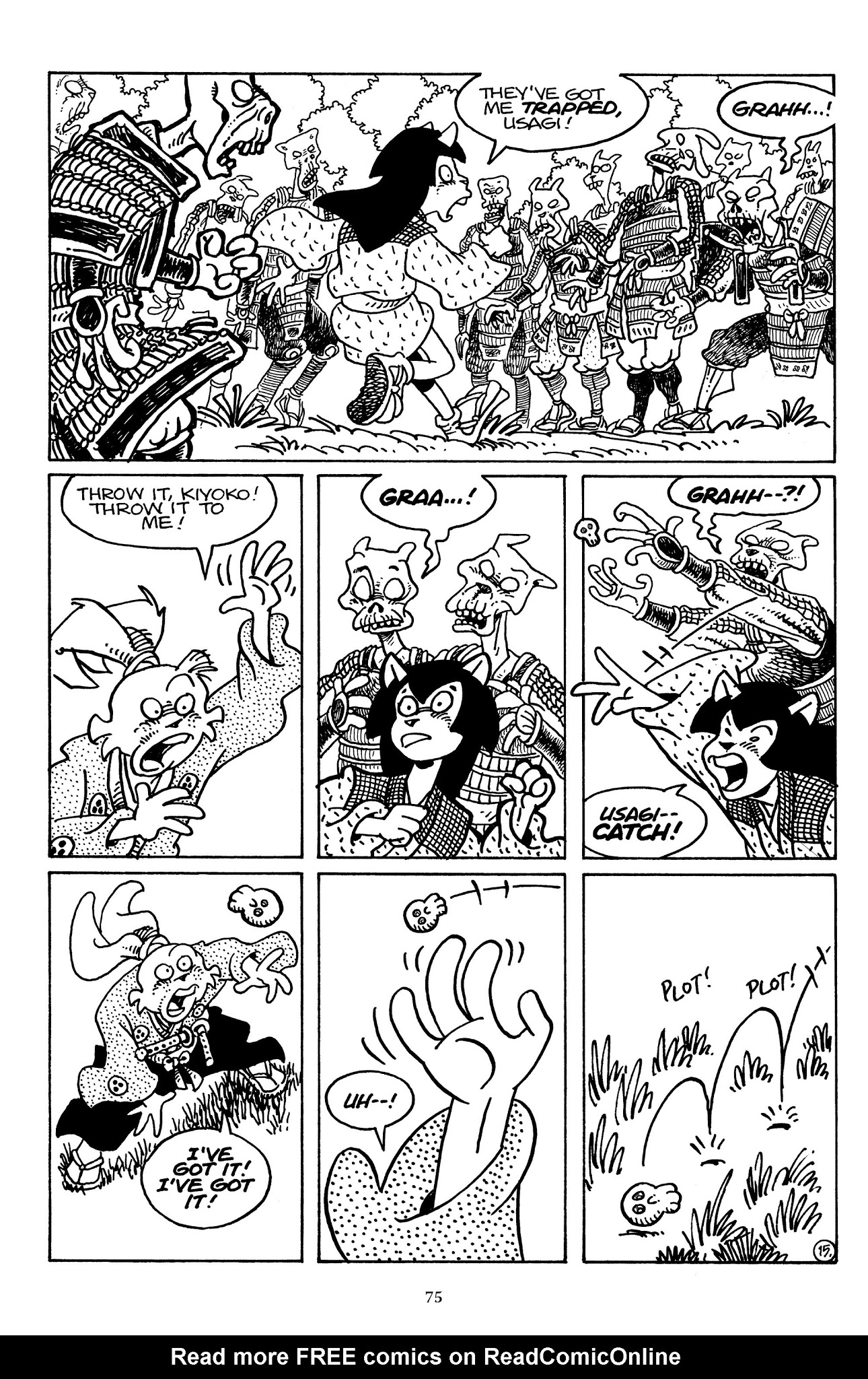 Read online The Usagi Yojimbo Saga comic -  Issue # TPB 7 - 73