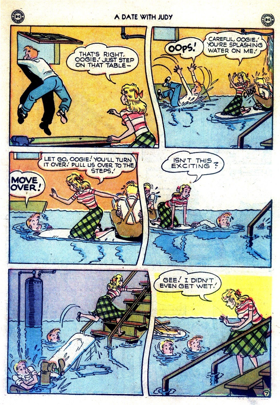 Read online A Date with Judy comic -  Issue #8 - 9