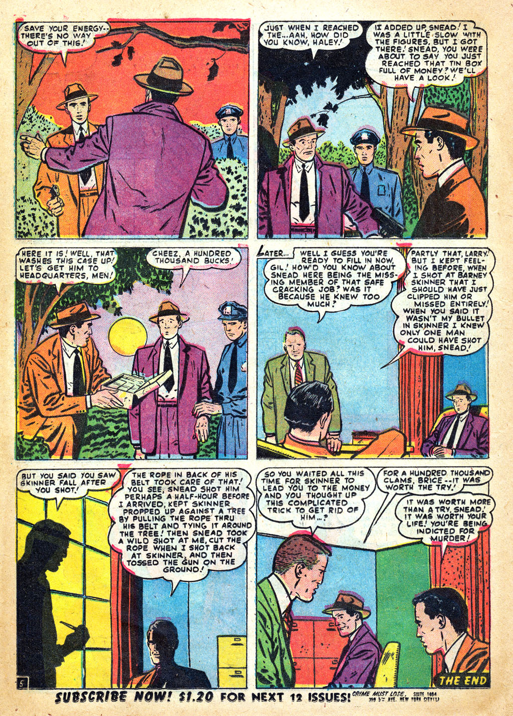 Read online Crime Must Lose comic -  Issue #9 - 16