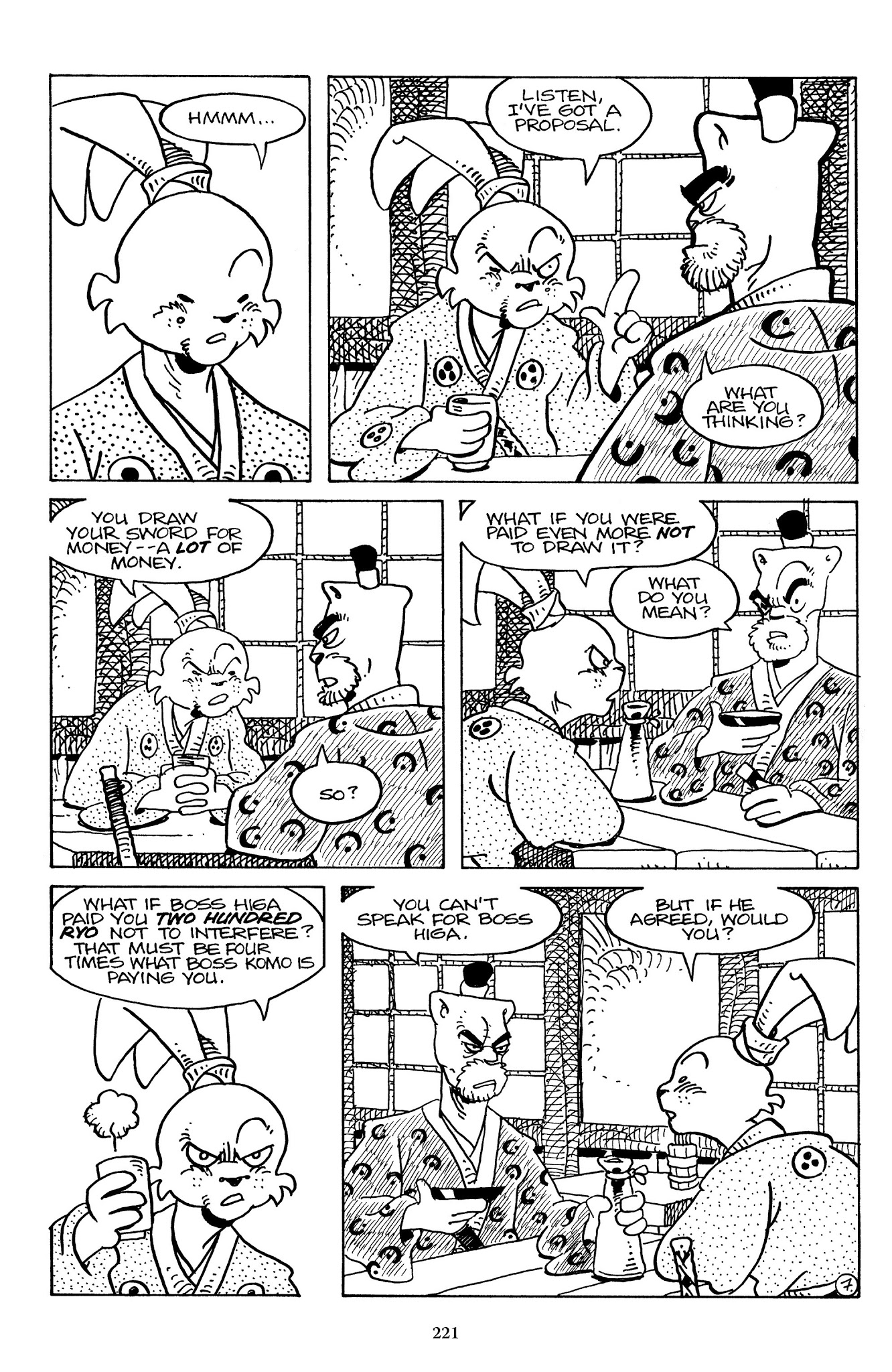 Read online The Usagi Yojimbo Saga comic -  Issue # TPB 7 - 216