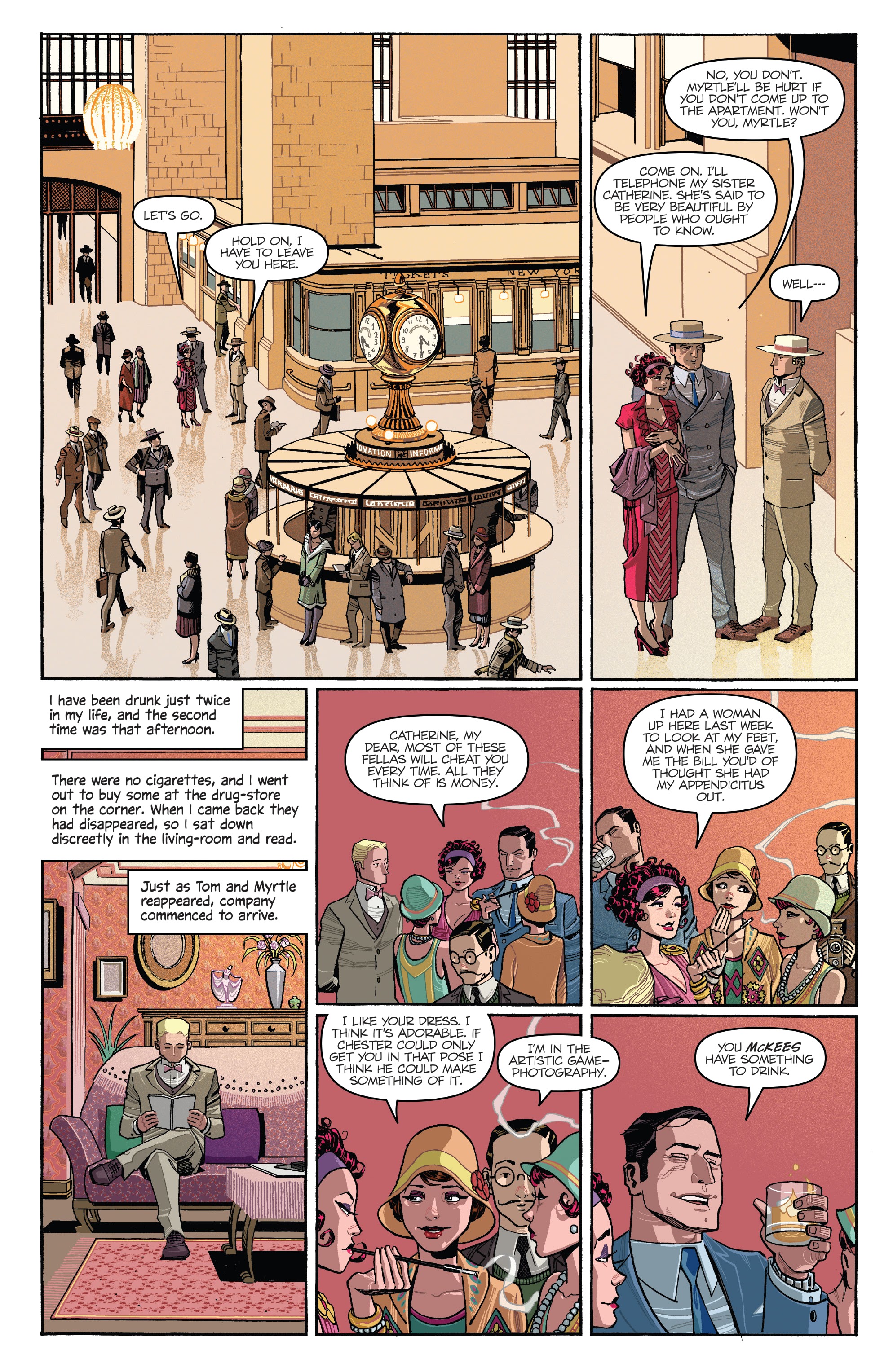 Read online The Great Gatsby comic -  Issue #2 - 8