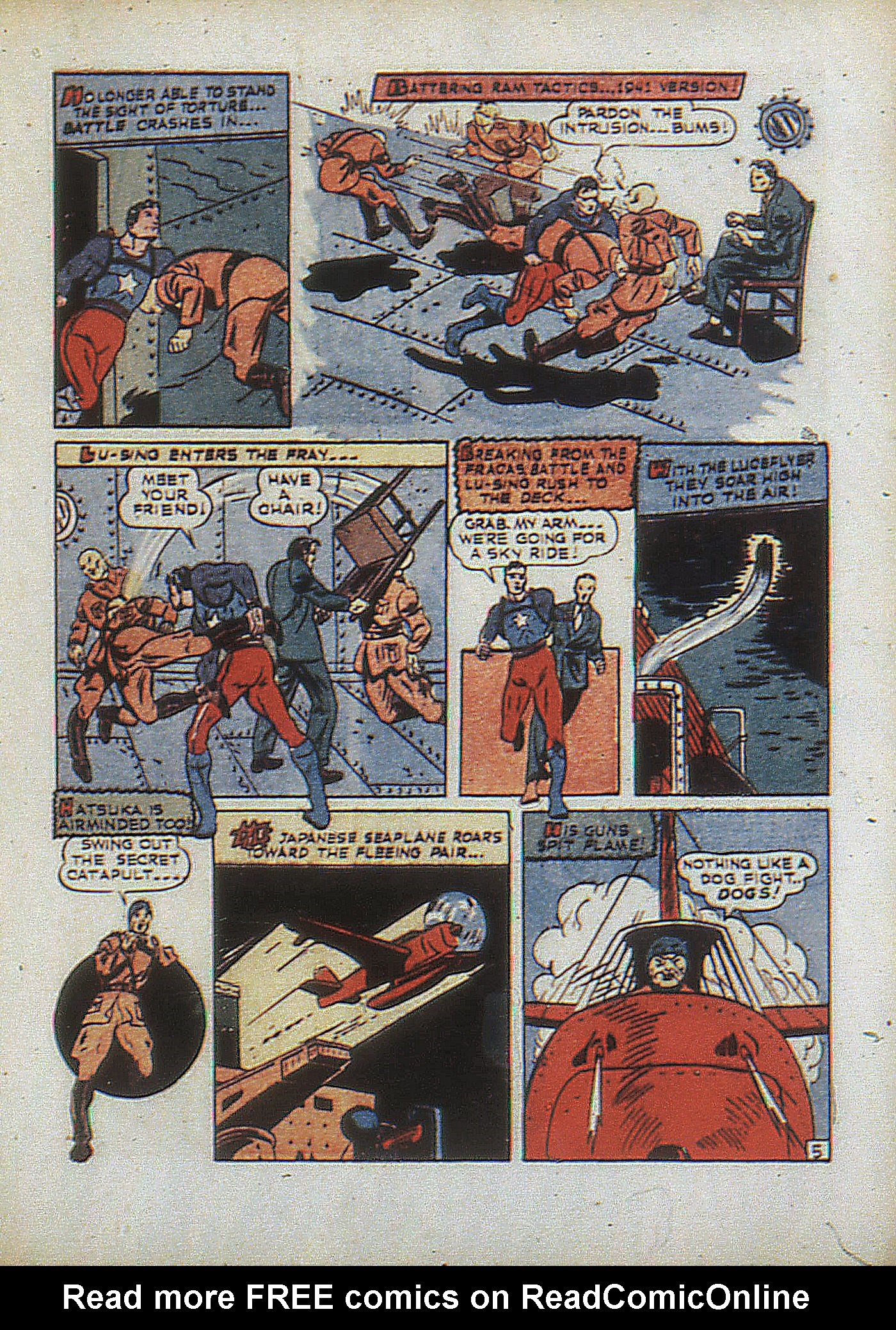 Read online Captain Battle Comics comic -  Issue #1 - 23