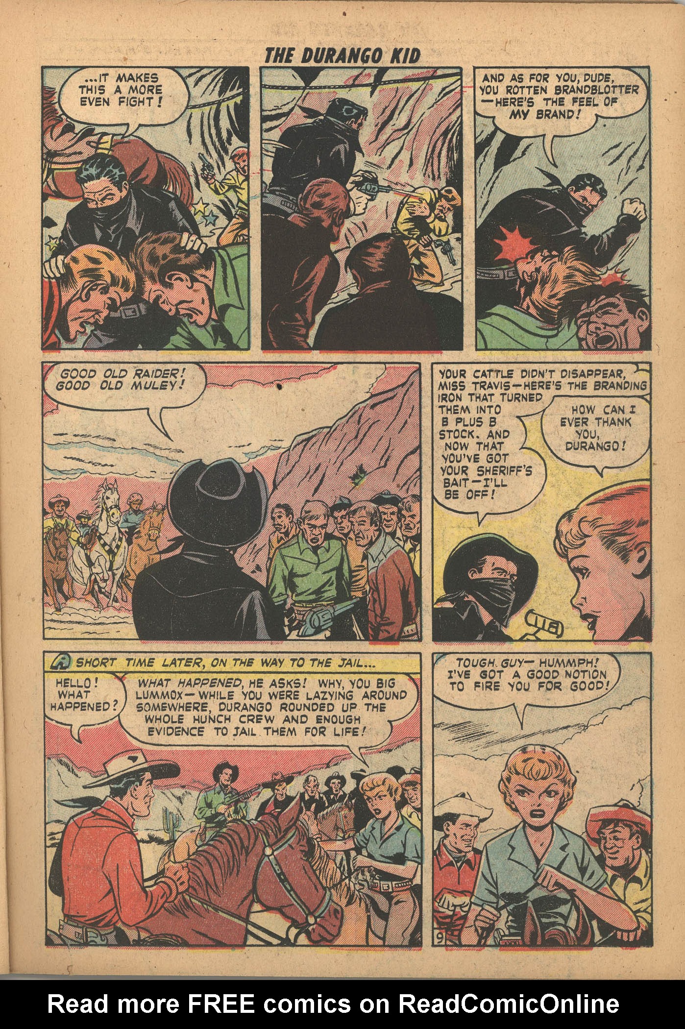 Read online Charles Starrett as The Durango Kid comic -  Issue #2 - 11