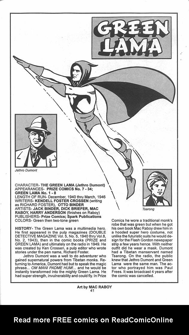 Read online Official Golden-Age Hero & Heroine Directory comic -  Issue # TPB - 44
