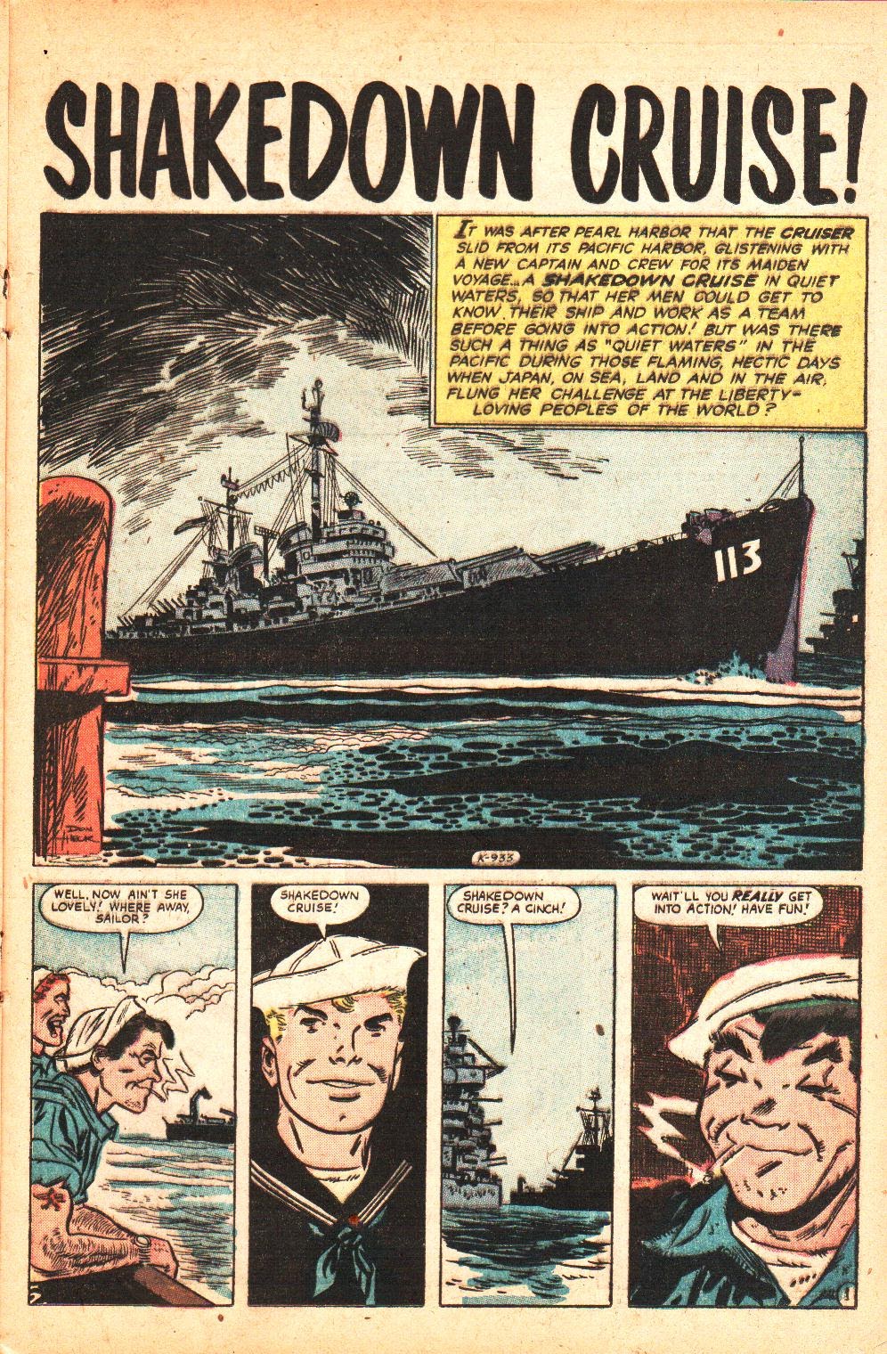Read online Navy Action (1957) comic -  Issue #15 - 21