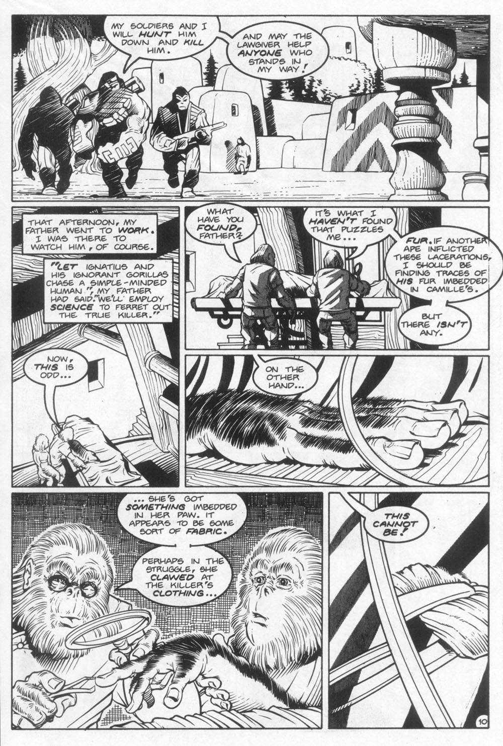 Read online Planet of the Apes: The Sins of the Father comic -  Issue # Full - 11
