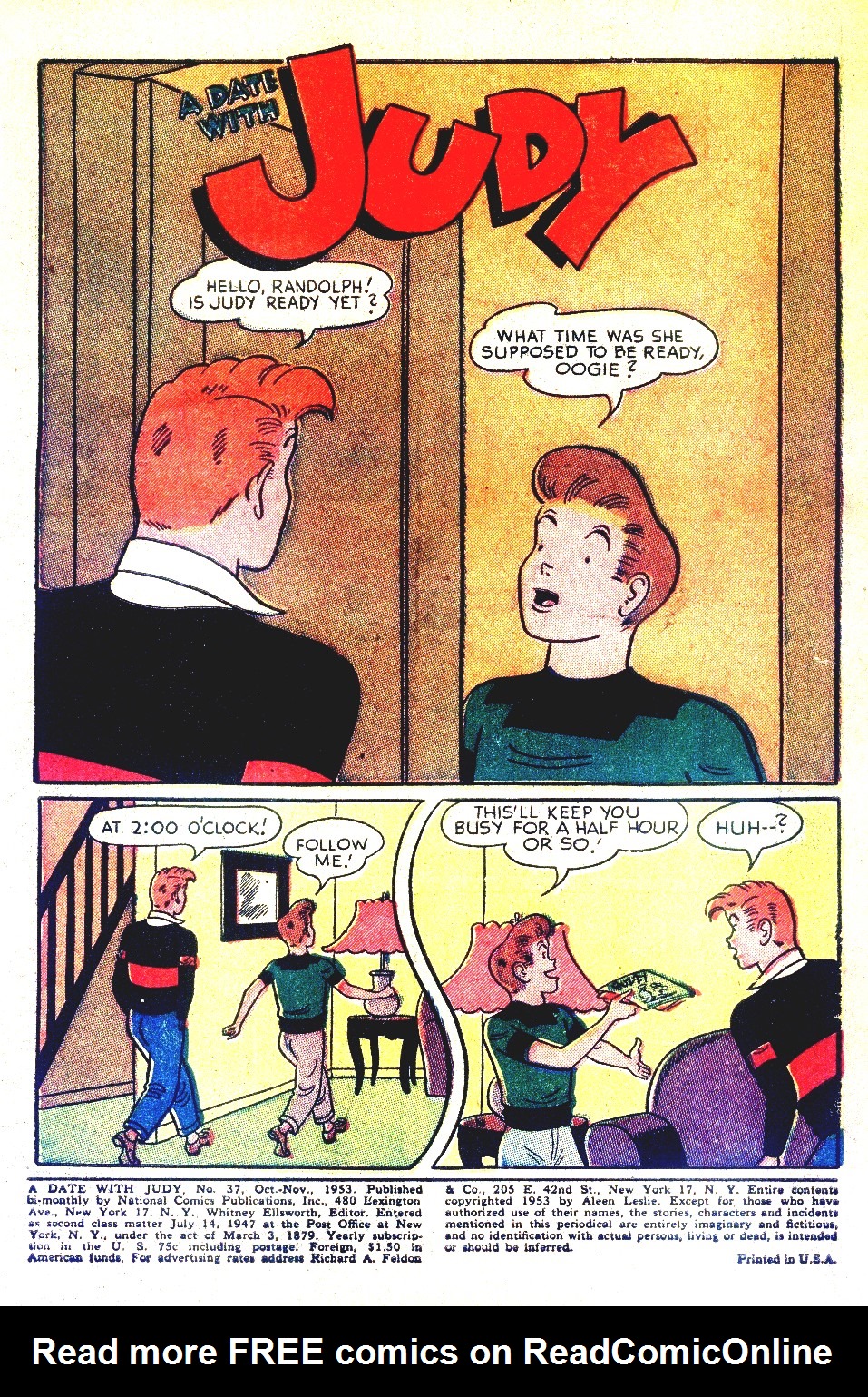 Read online A Date with Judy comic -  Issue #37 - 3
