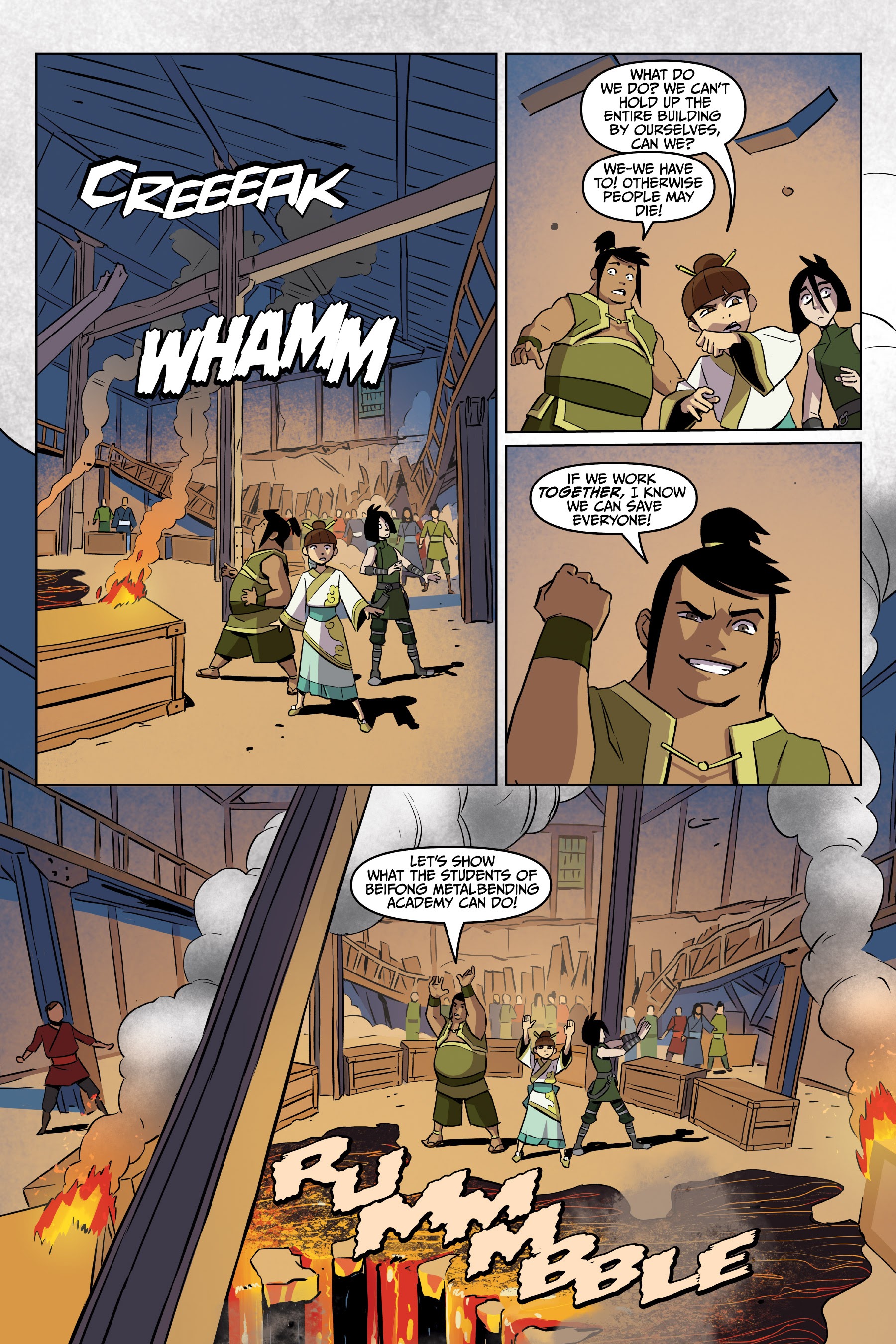 Read online Nickelodeon Avatar: The Last Airbender - Toph Beifong's Metalbending Academy comic -  Issue # TPB - 64