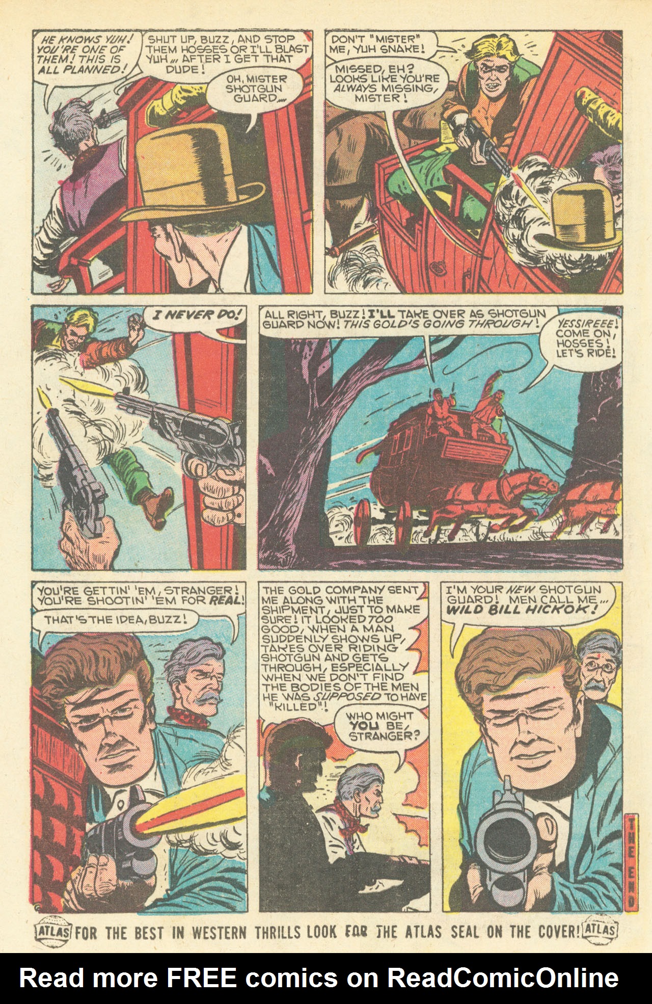 Read online Western Outlaws (1954) comic -  Issue #7 - 16