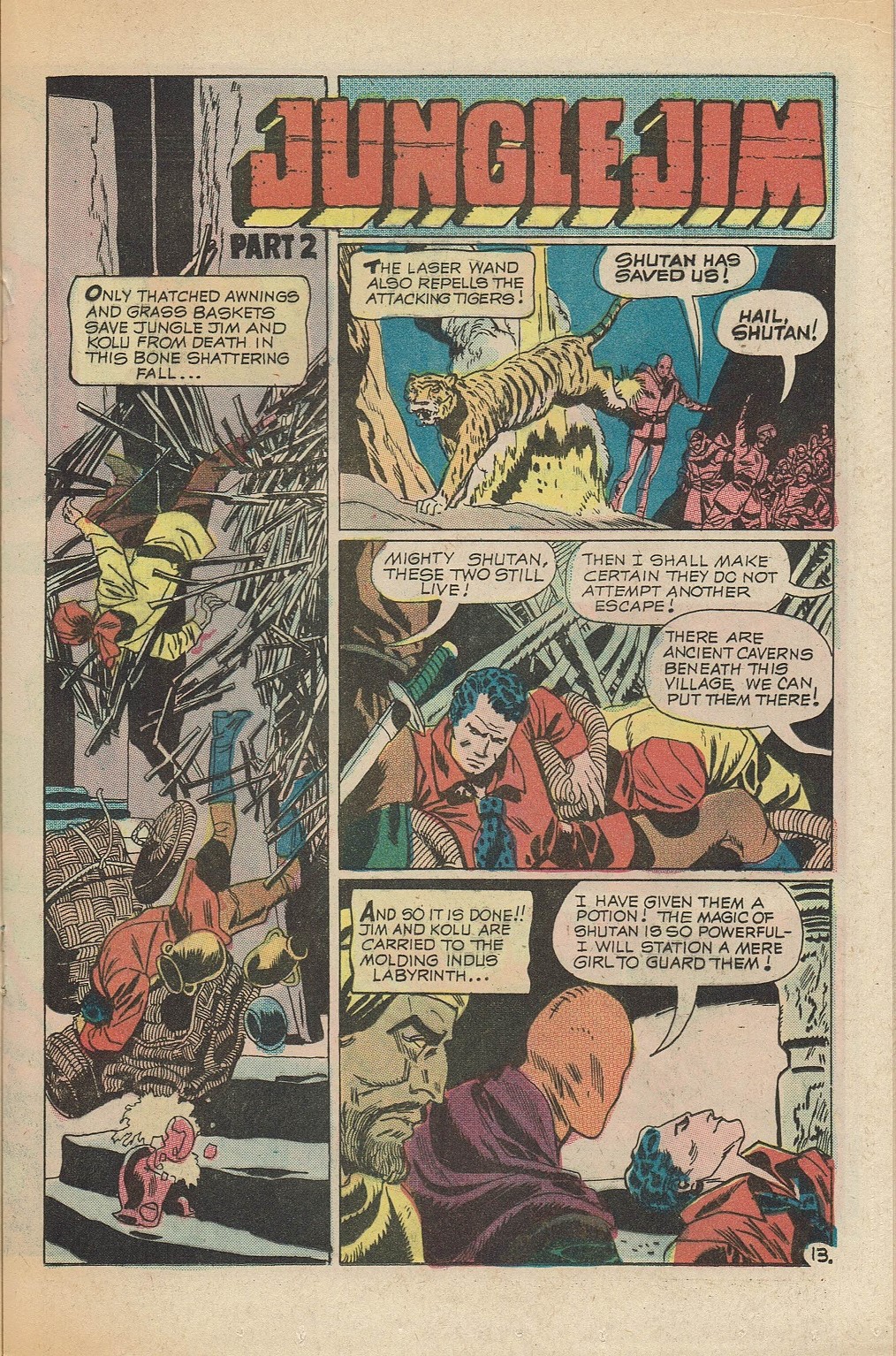 Read online Jungle Jim (1969) comic -  Issue #28 - 16