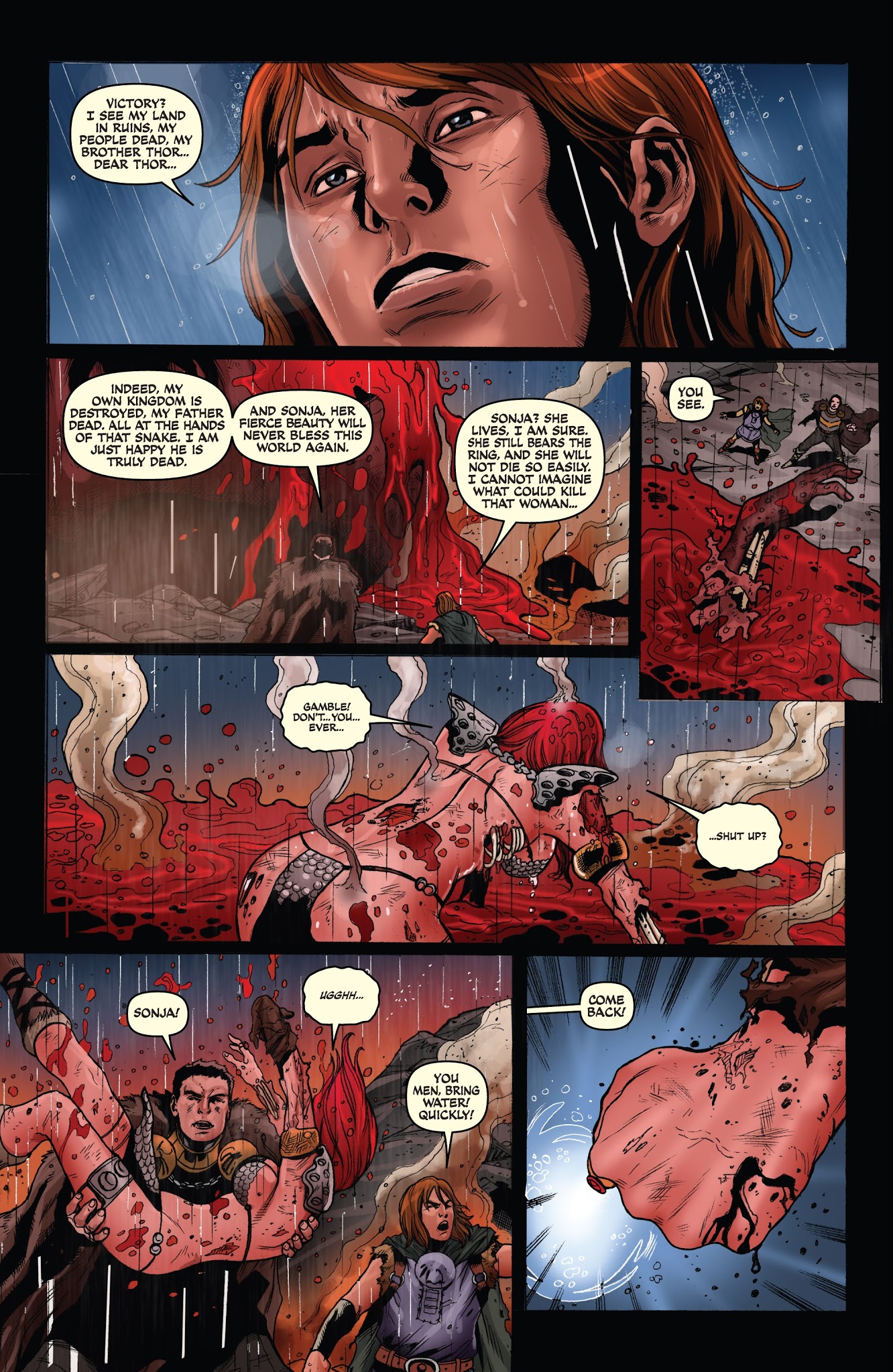 Read online Red Sonja: Revenge of the Gods comic -  Issue #5 - 23