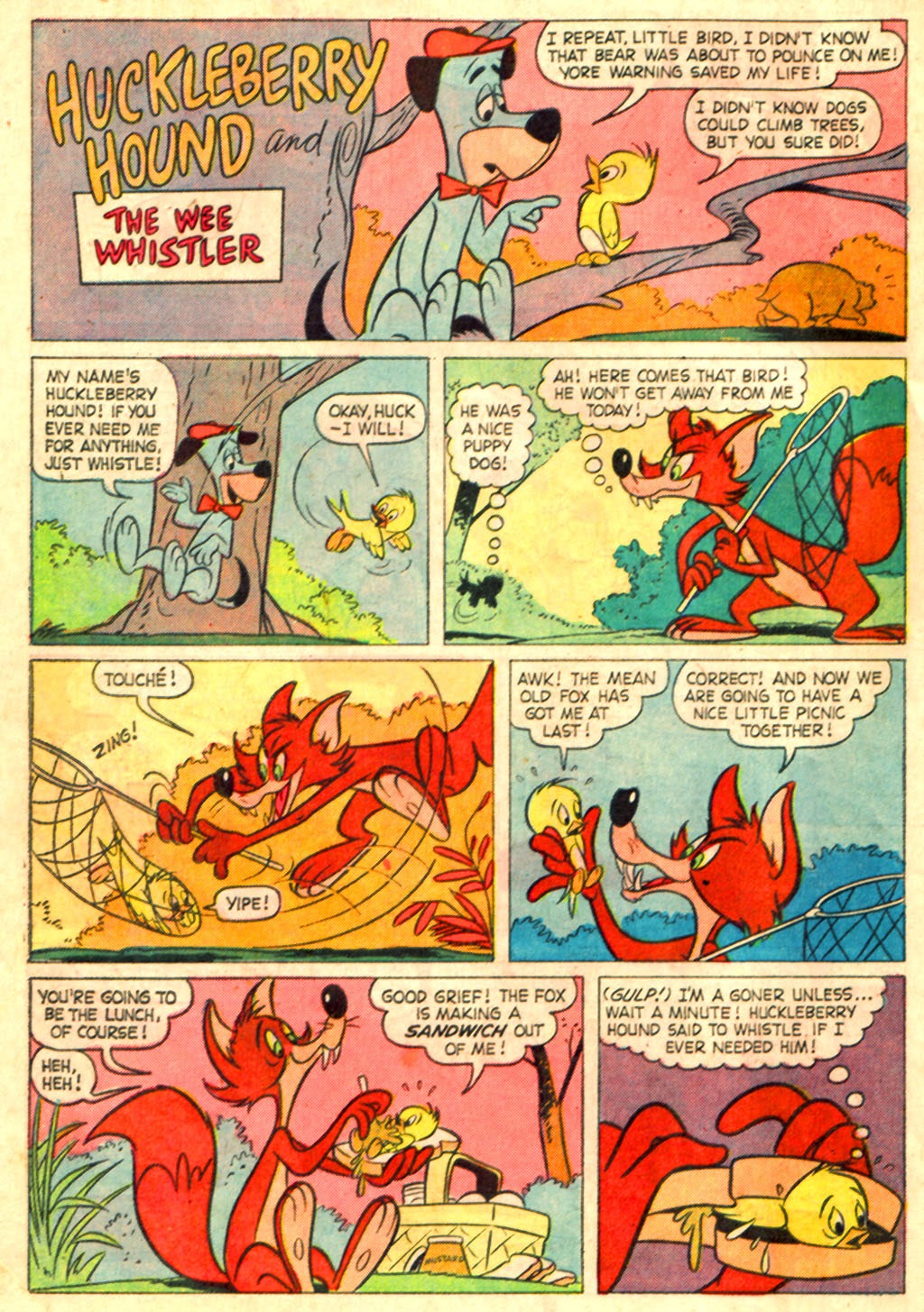 Read online Huckleberry Hound (1960) comic -  Issue #28 - 30