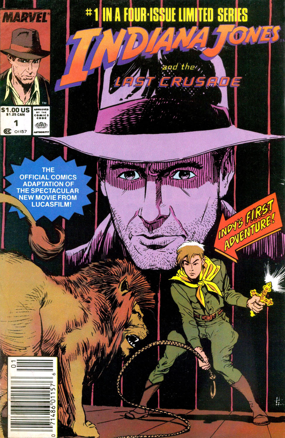 Read online Indiana Jones and the Last Crusade comic -  Issue #1 - 1