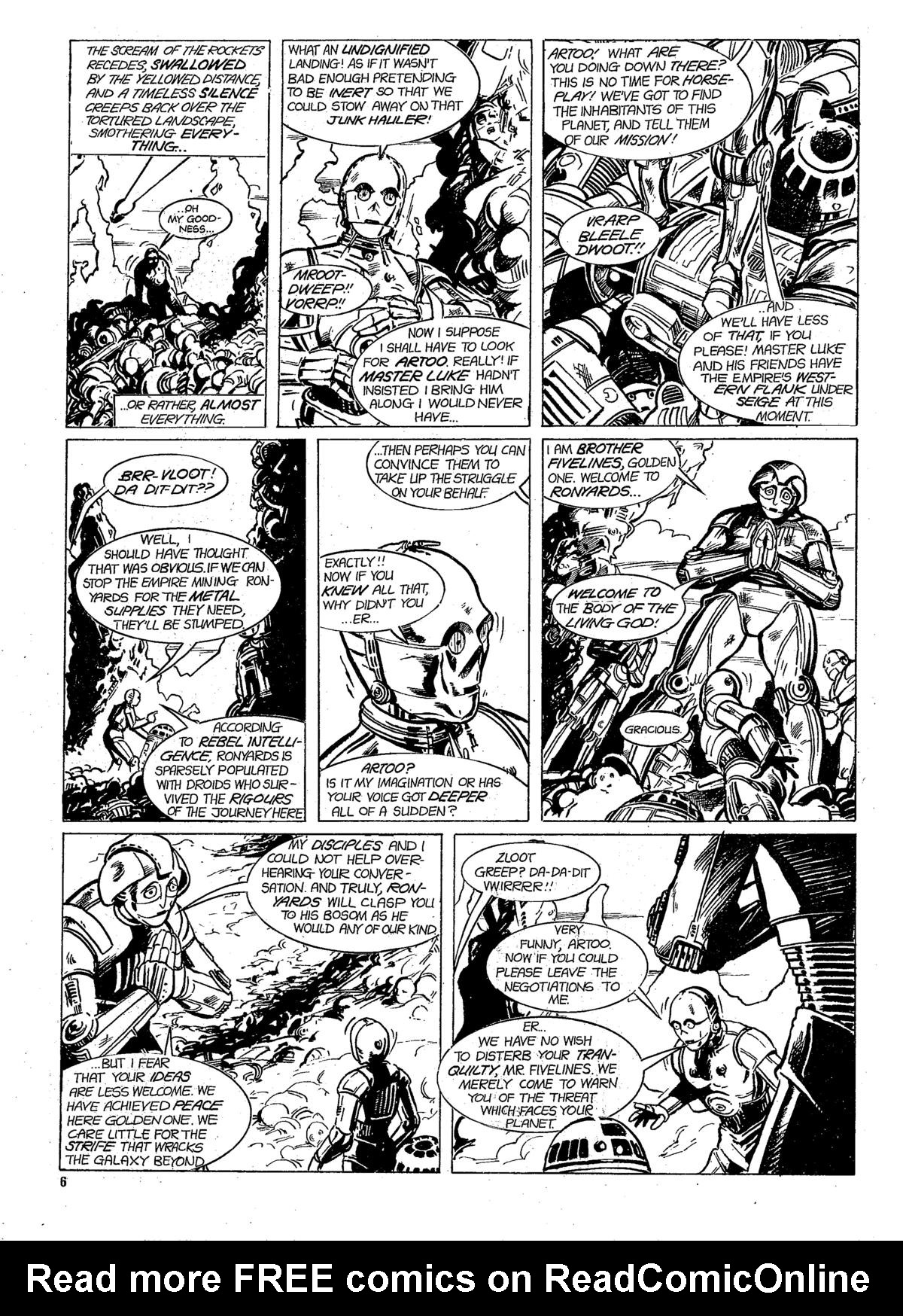 Read online Star Wars Weekly comic -  Issue #155 - 6