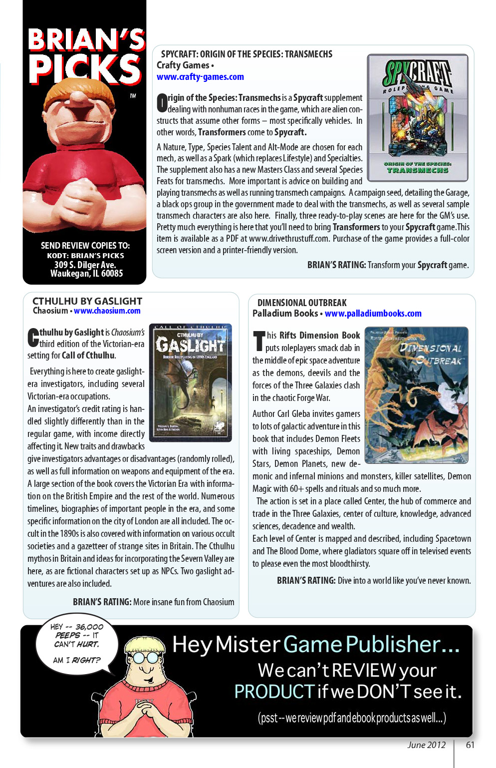 Read online Knights of the Dinner Table comic -  Issue #188 - 63