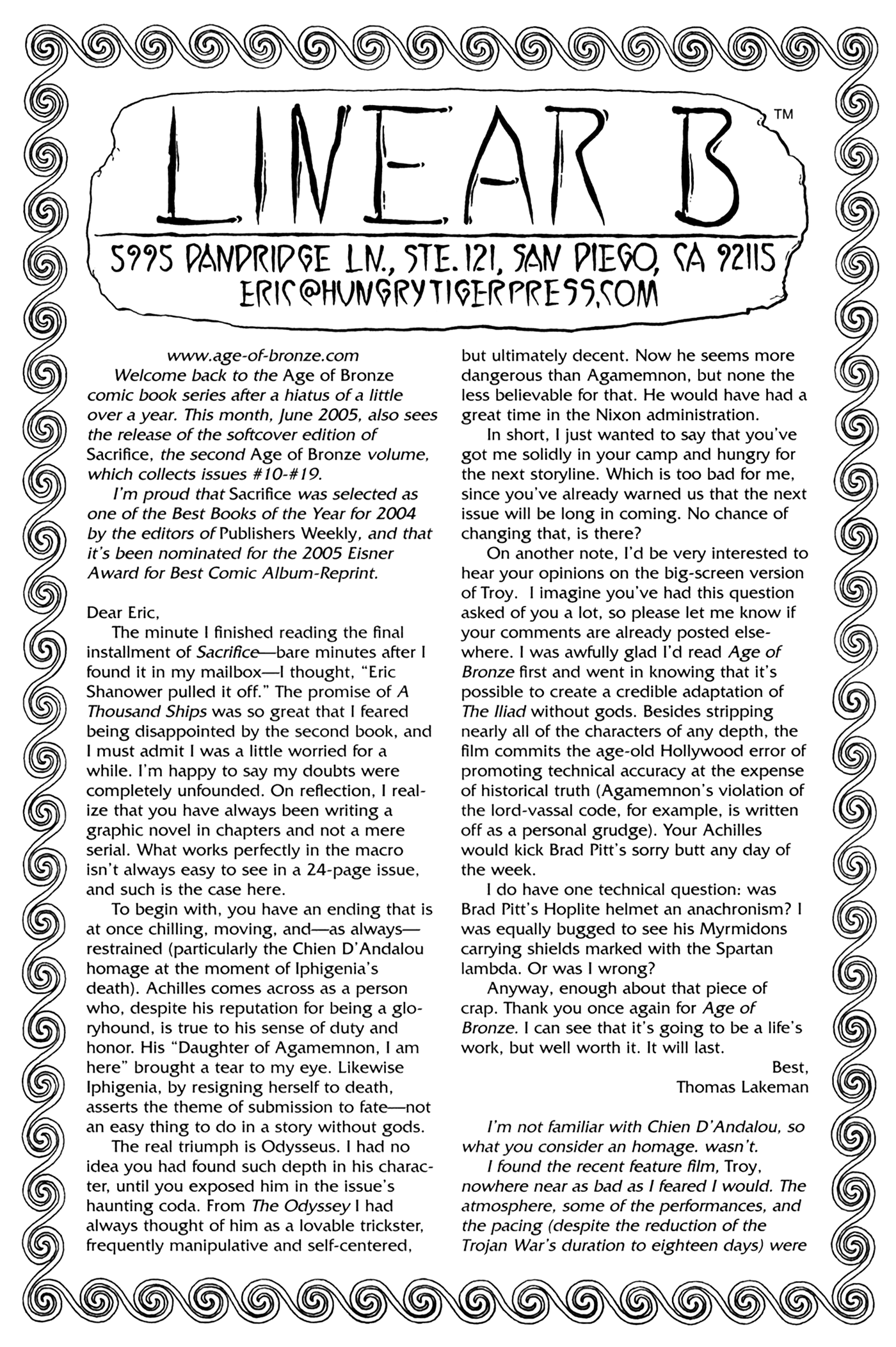 Read online Age of Bronze comic -  Issue #20 - 23