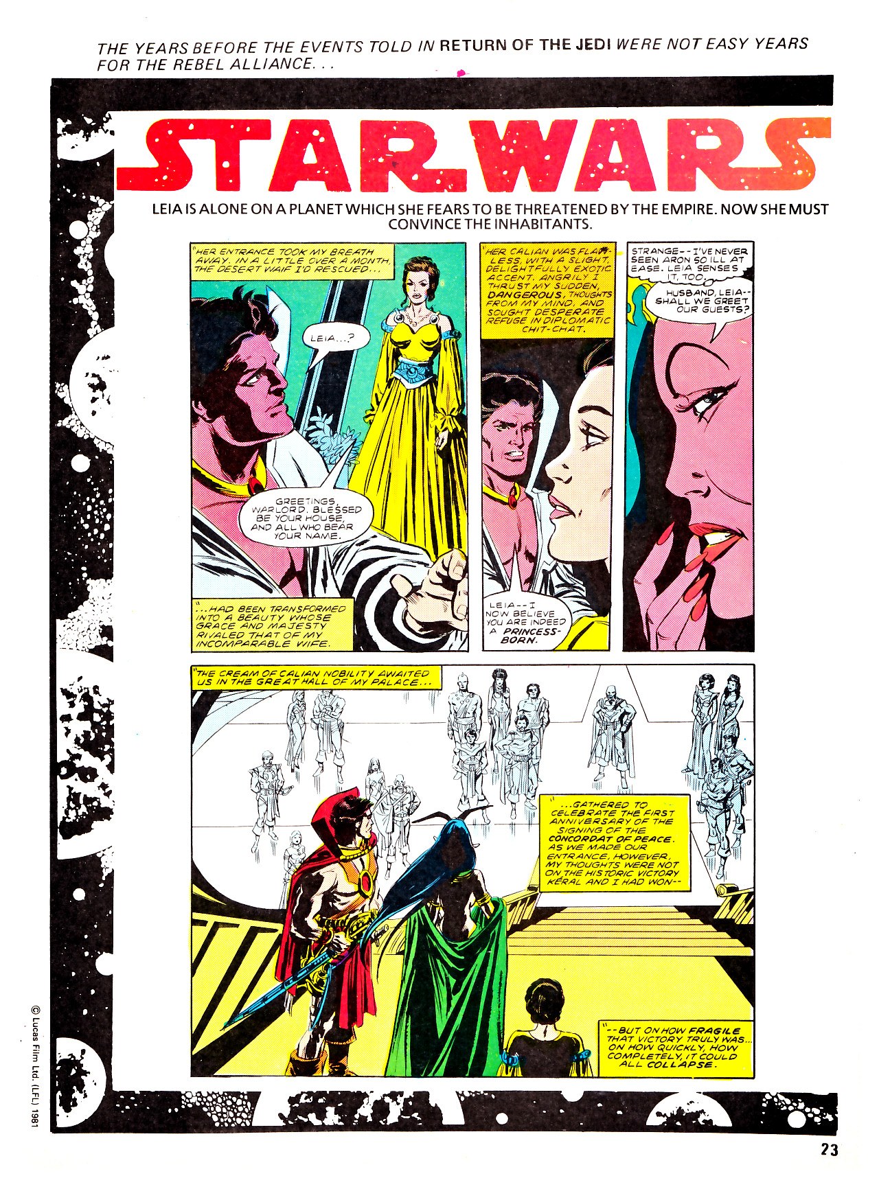 Read online Return of the Jedi comic -  Issue #89 - 23