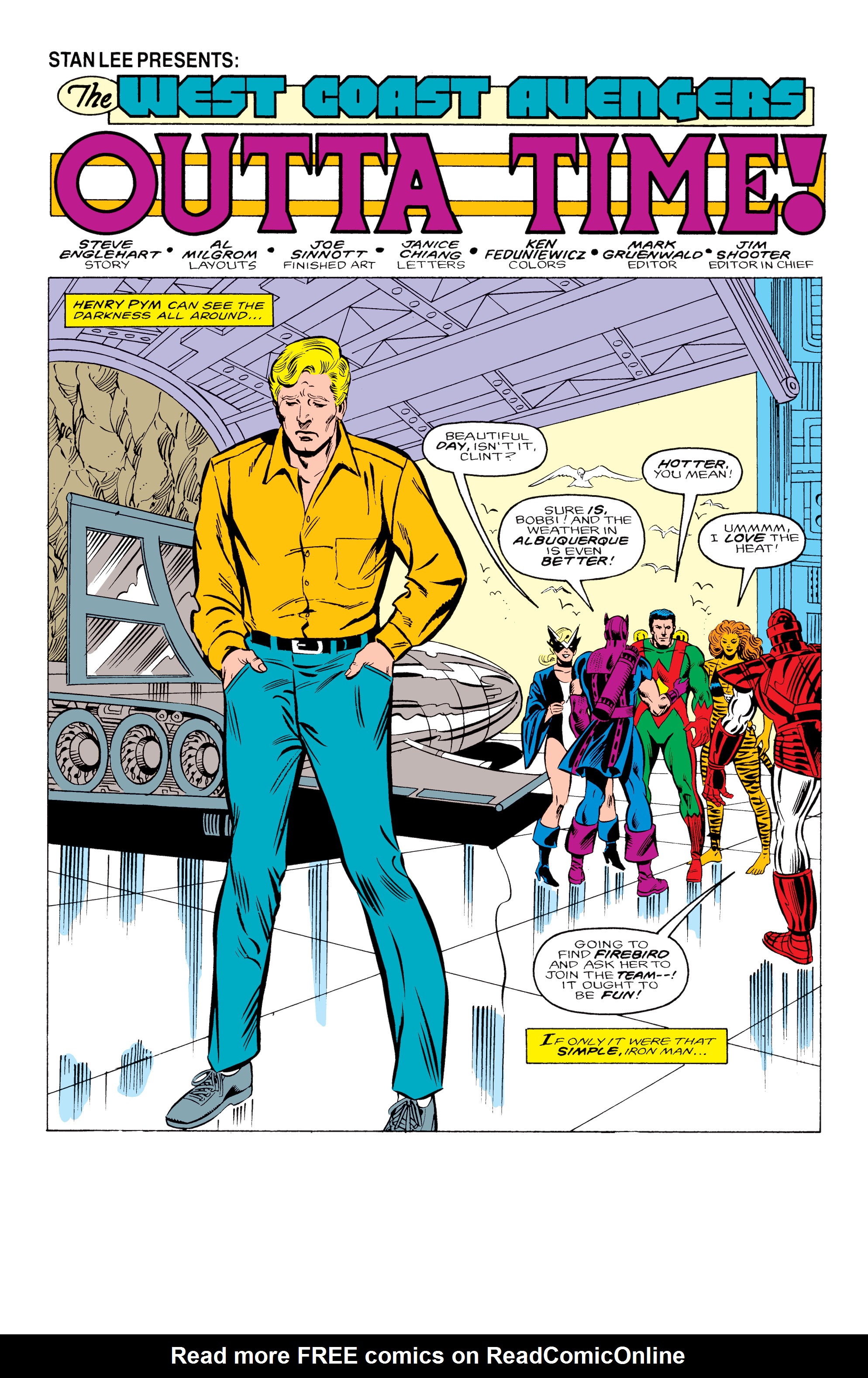 Read online Avengers West Coast Epic Collection: How The West Was Won comic -  Issue #Avengers West Coast Epic Collection Lost in Space-Time (Part 3) - 95