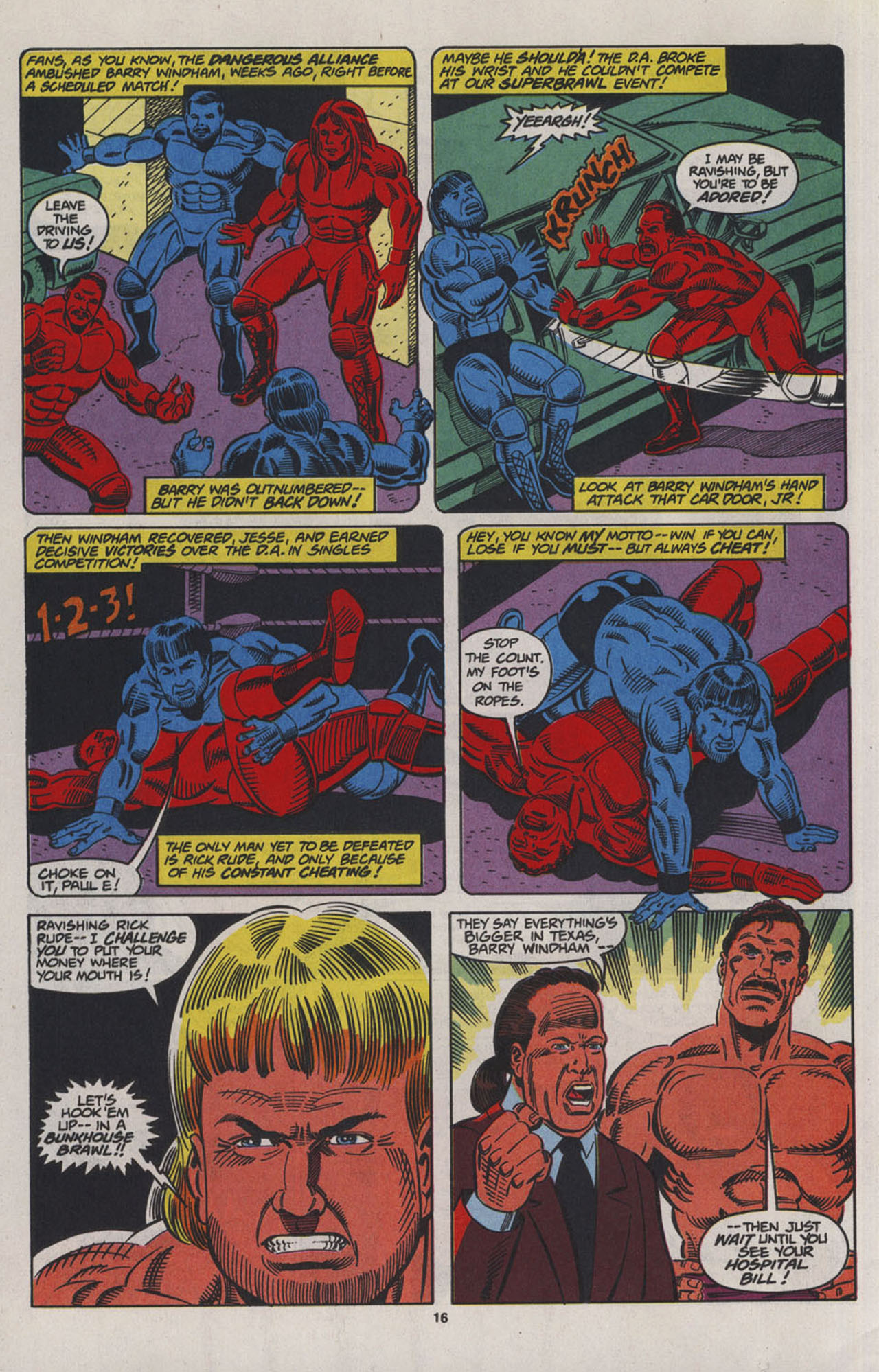 Read online WCW World Championship Wrestling comic -  Issue #12 - 18