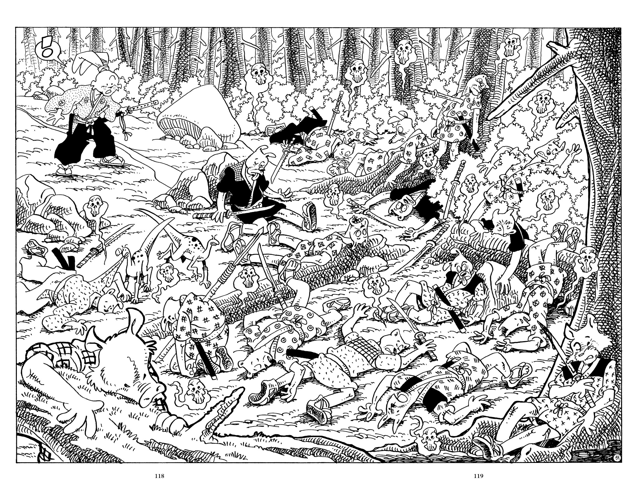 Read online The Usagi Yojimbo Saga comic -  Issue # TPB 7 - 115