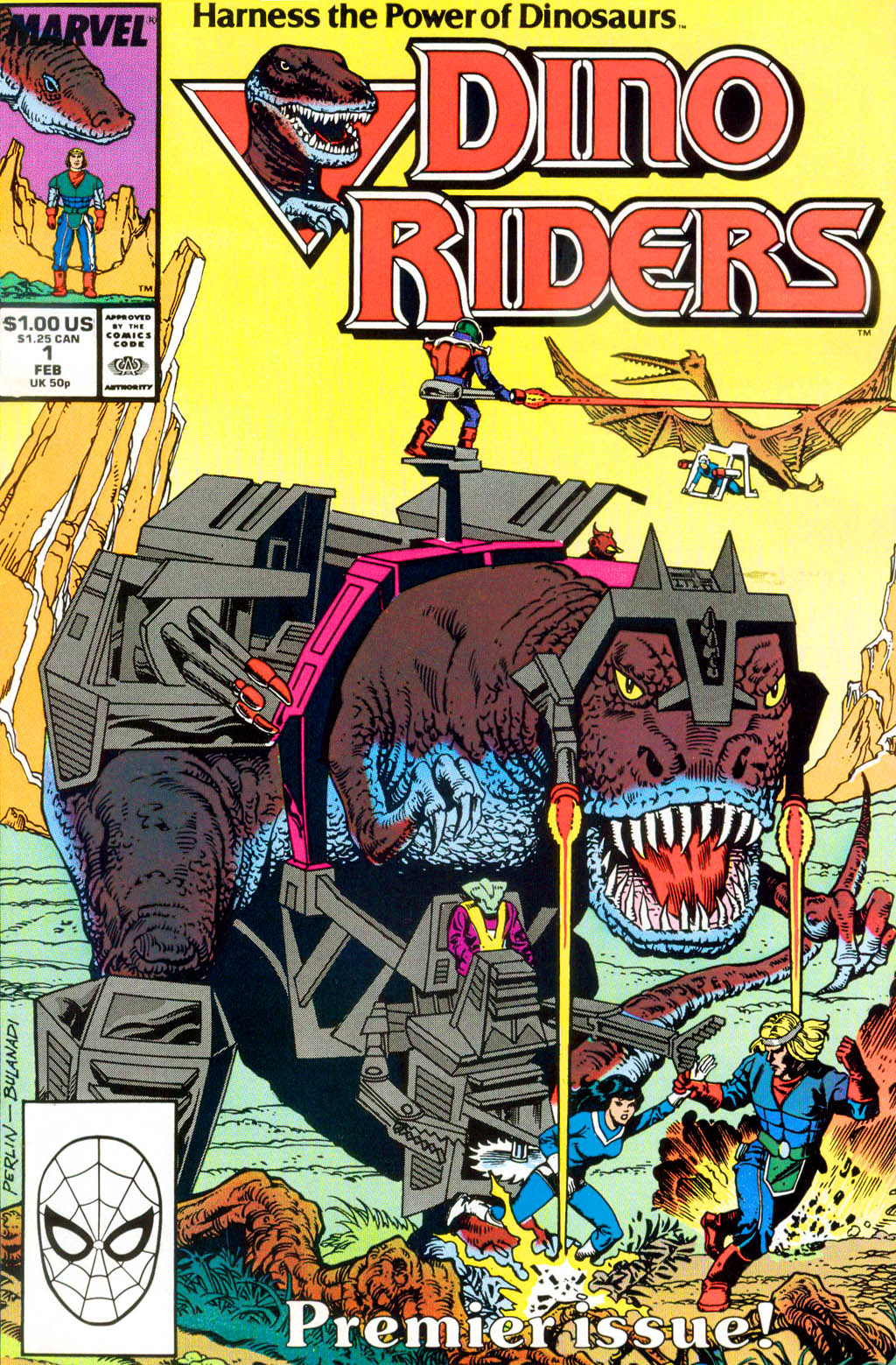 Read online Dino-Riders comic -  Issue #1 - 1