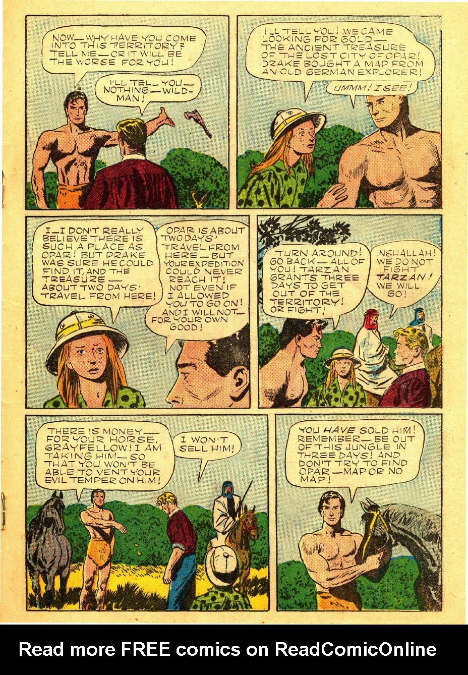 Read online Tarzan (1948) comic -  Issue #38 - 29