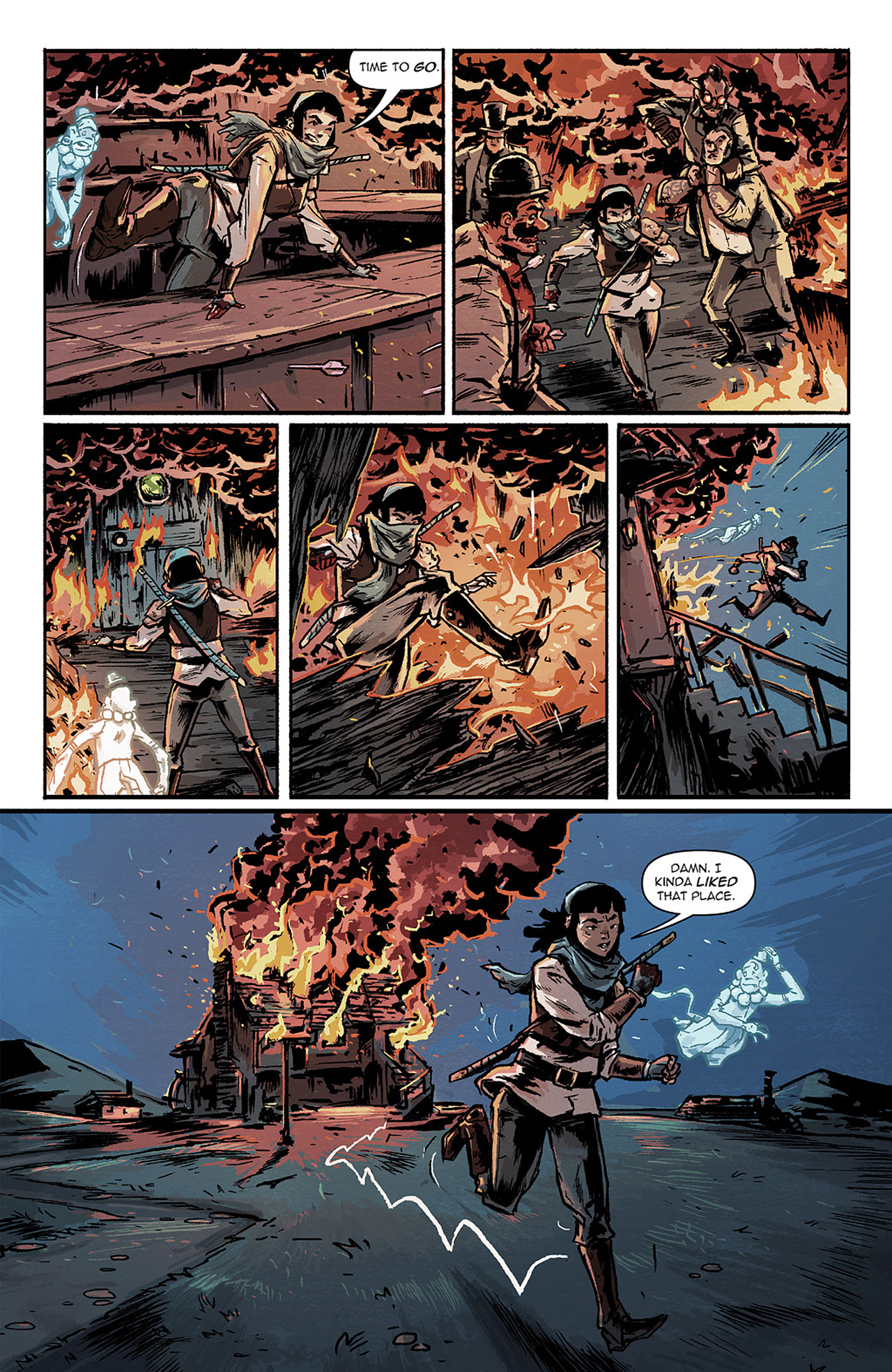 Read online Amala's Blade comic -  Issue #1 - 9