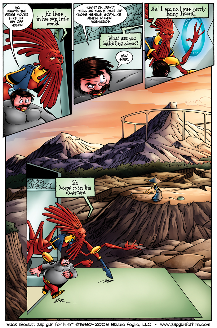 Read online Buck Godot - Zap Gun For Hire comic -  Issue #5 - 21