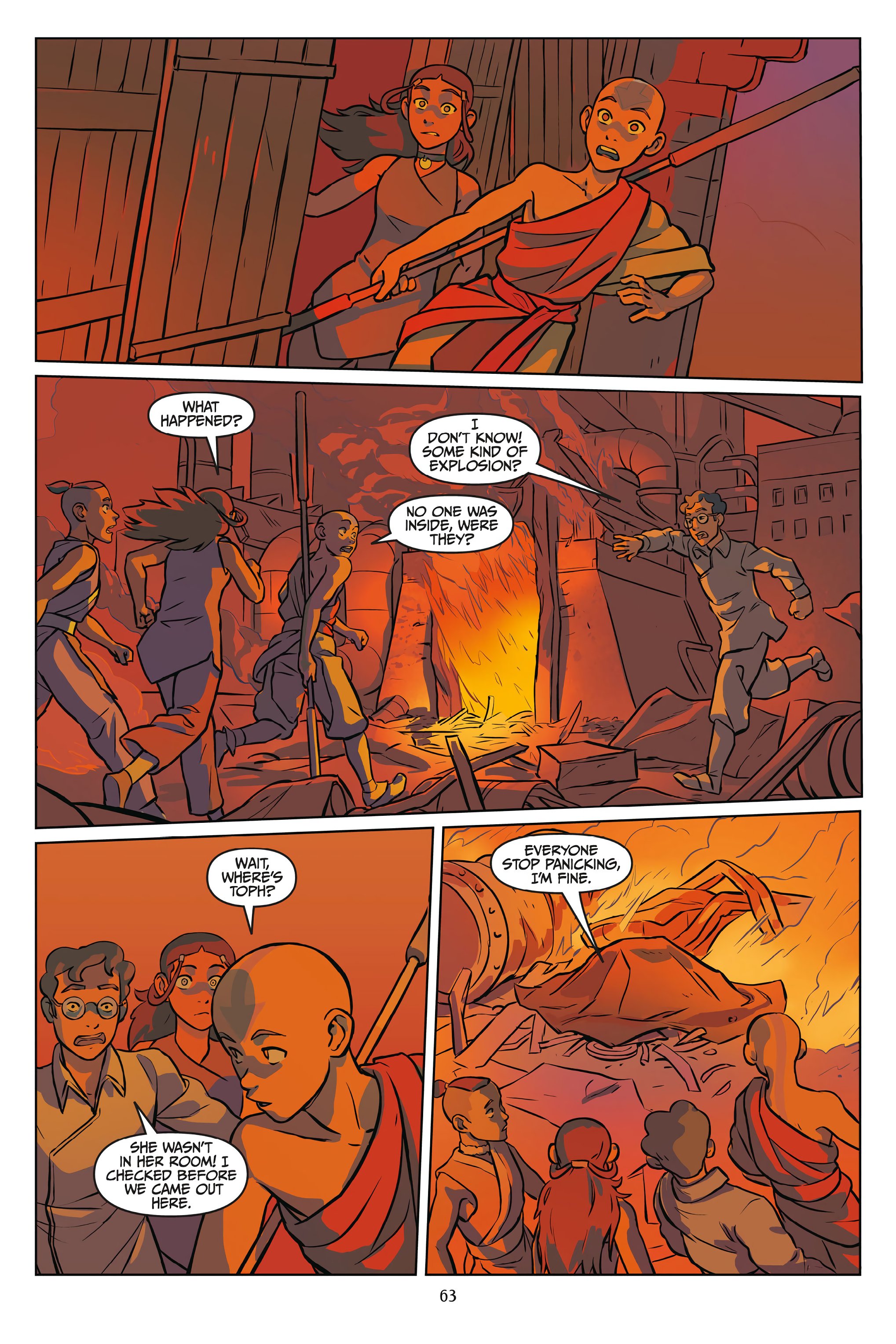 Read online Nickelodeon Avatar: The Last Airbender - Imbalance comic -  Issue # _Omnibus (Part 1) - 64
