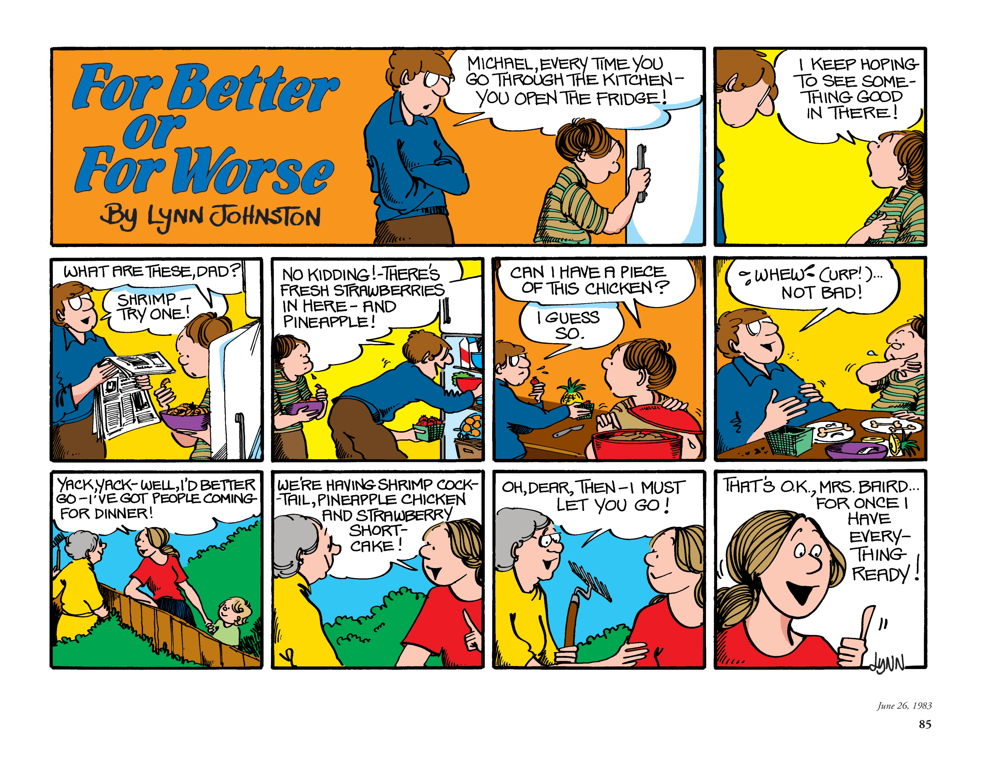 Read online For Better Or For Worse: The Complete Library comic -  Issue # TPB 2 (Part 1) - 85