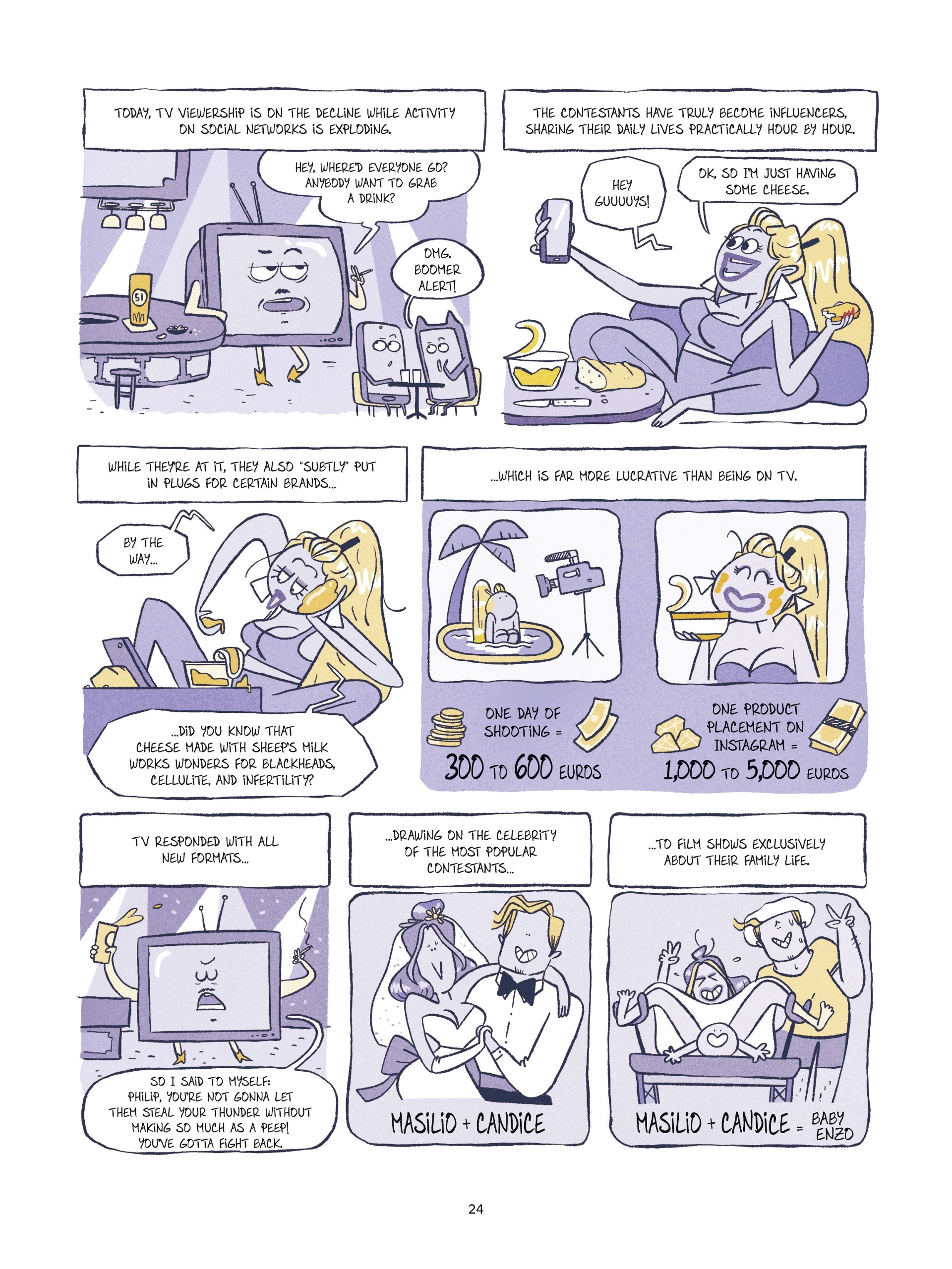 Read online Praising the Surface Behind the Scenes of Reality TV comic -  Issue # TPB - 21