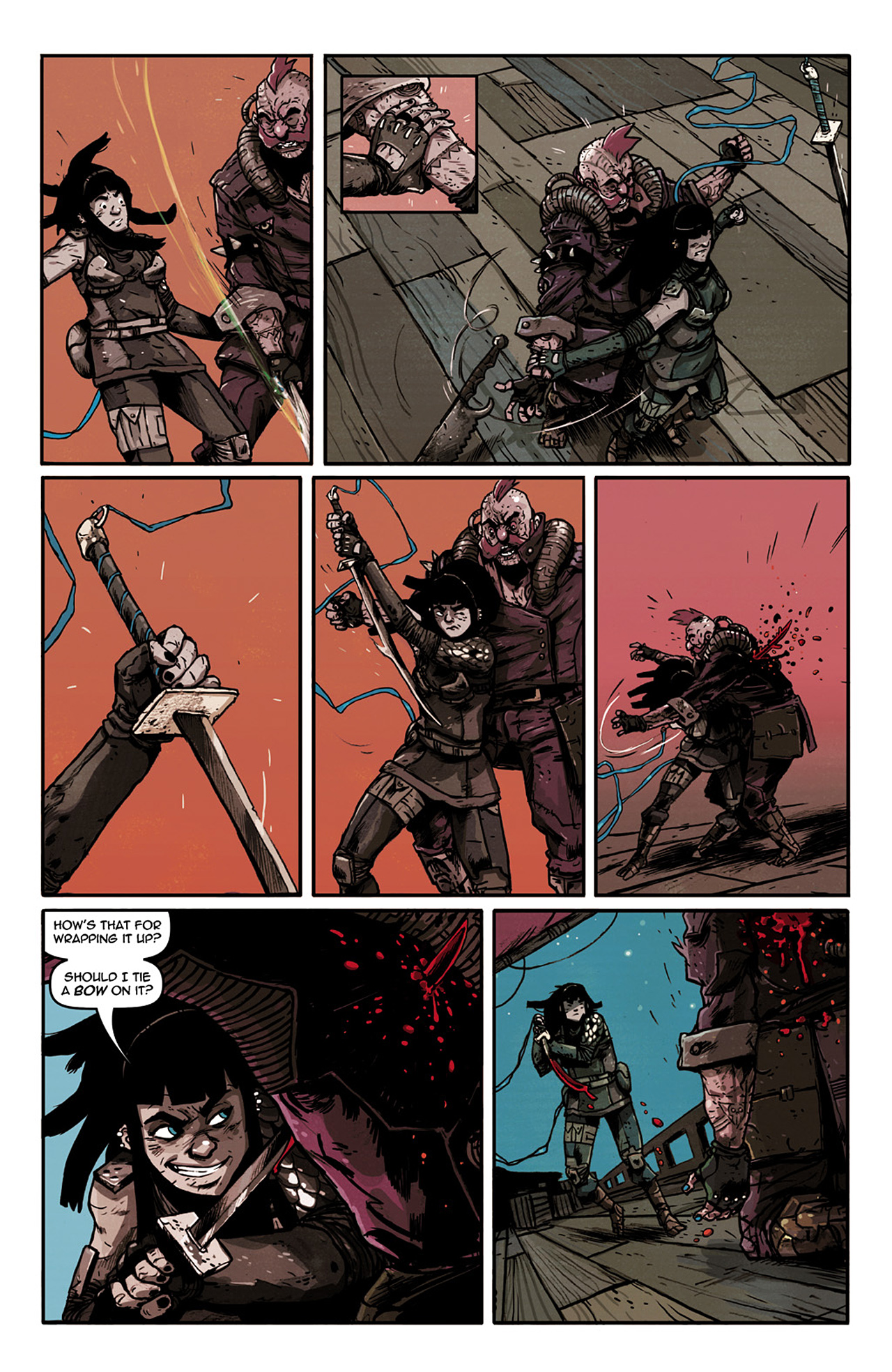 Read online Amala's Blade comic -  Issue #0 - 17