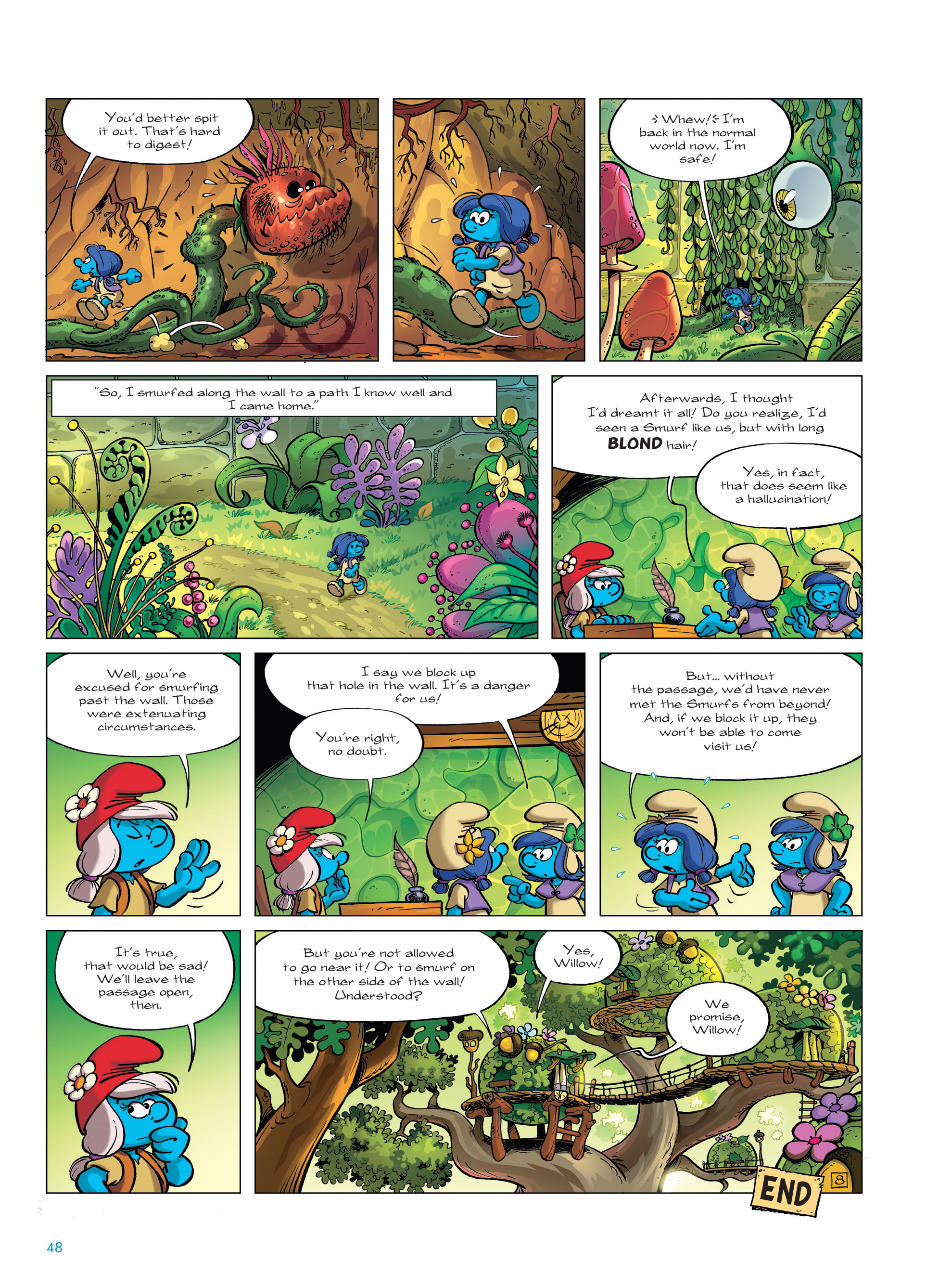 Read online Smurfs: The Village Behind The Wall comic -  Issue #1 - 48