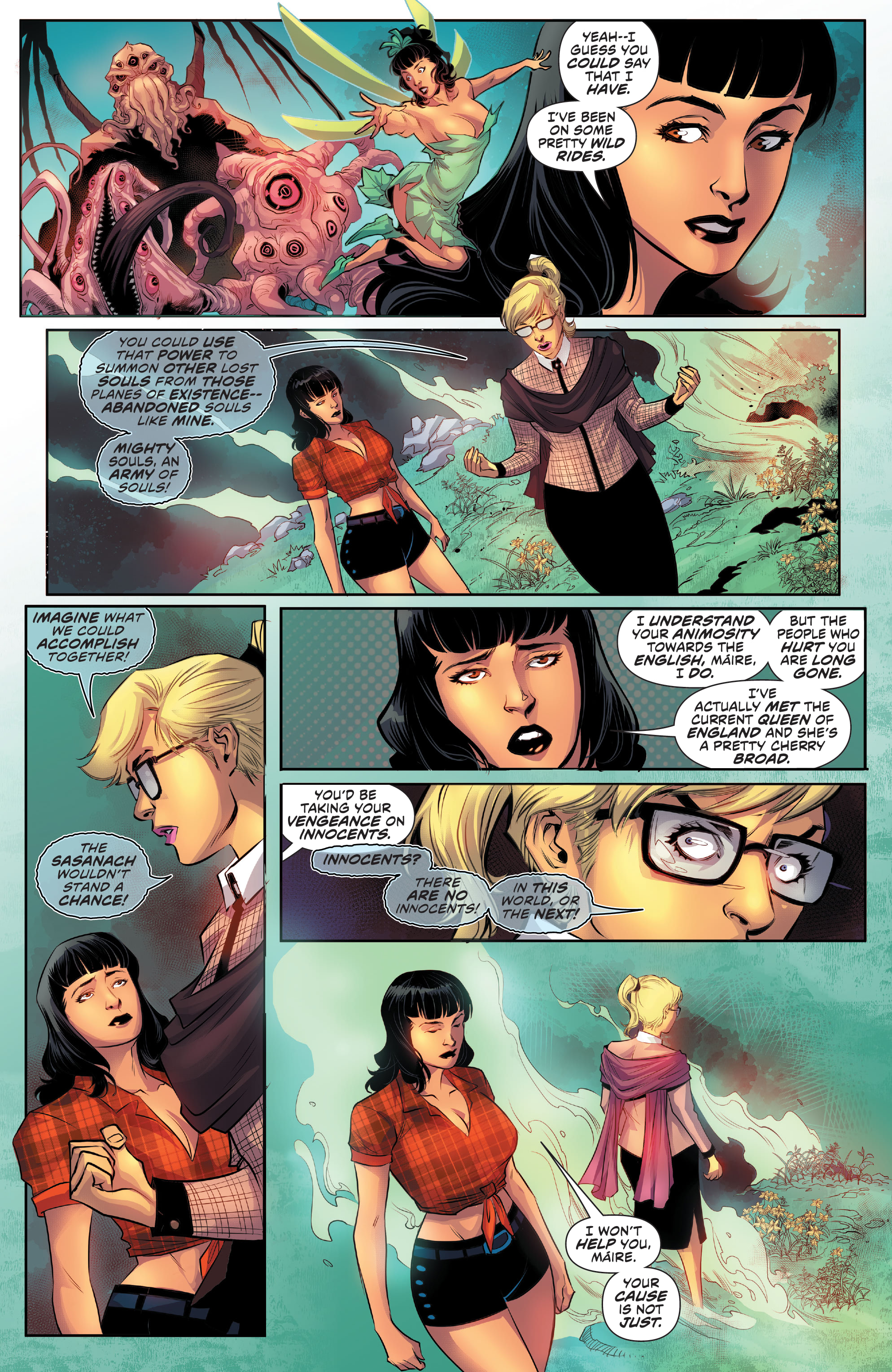 Read online Bettie Page & The Curse of the Banshee comic -  Issue #5 - 19